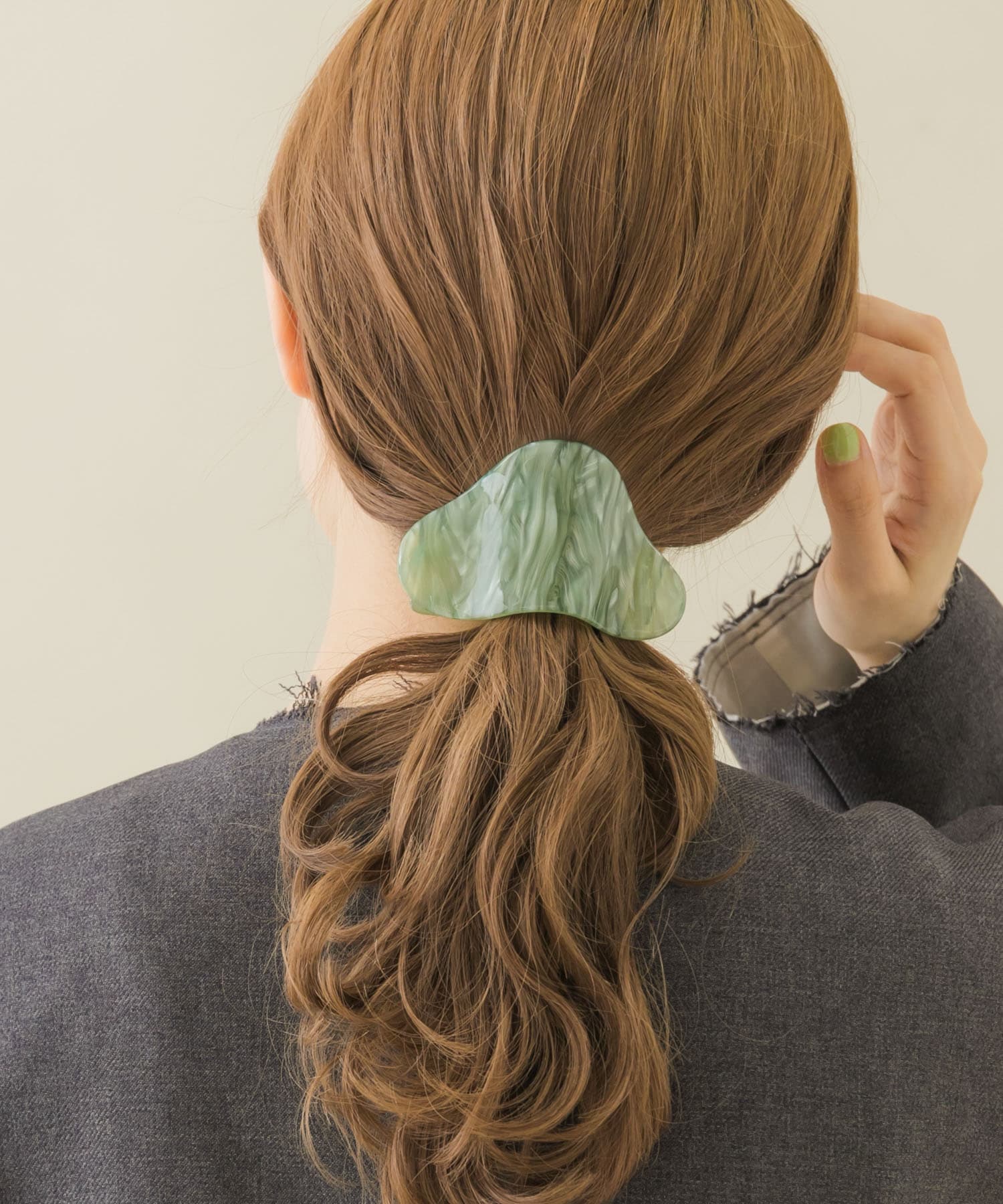 ウェーブワイドハサミバンス GRN -