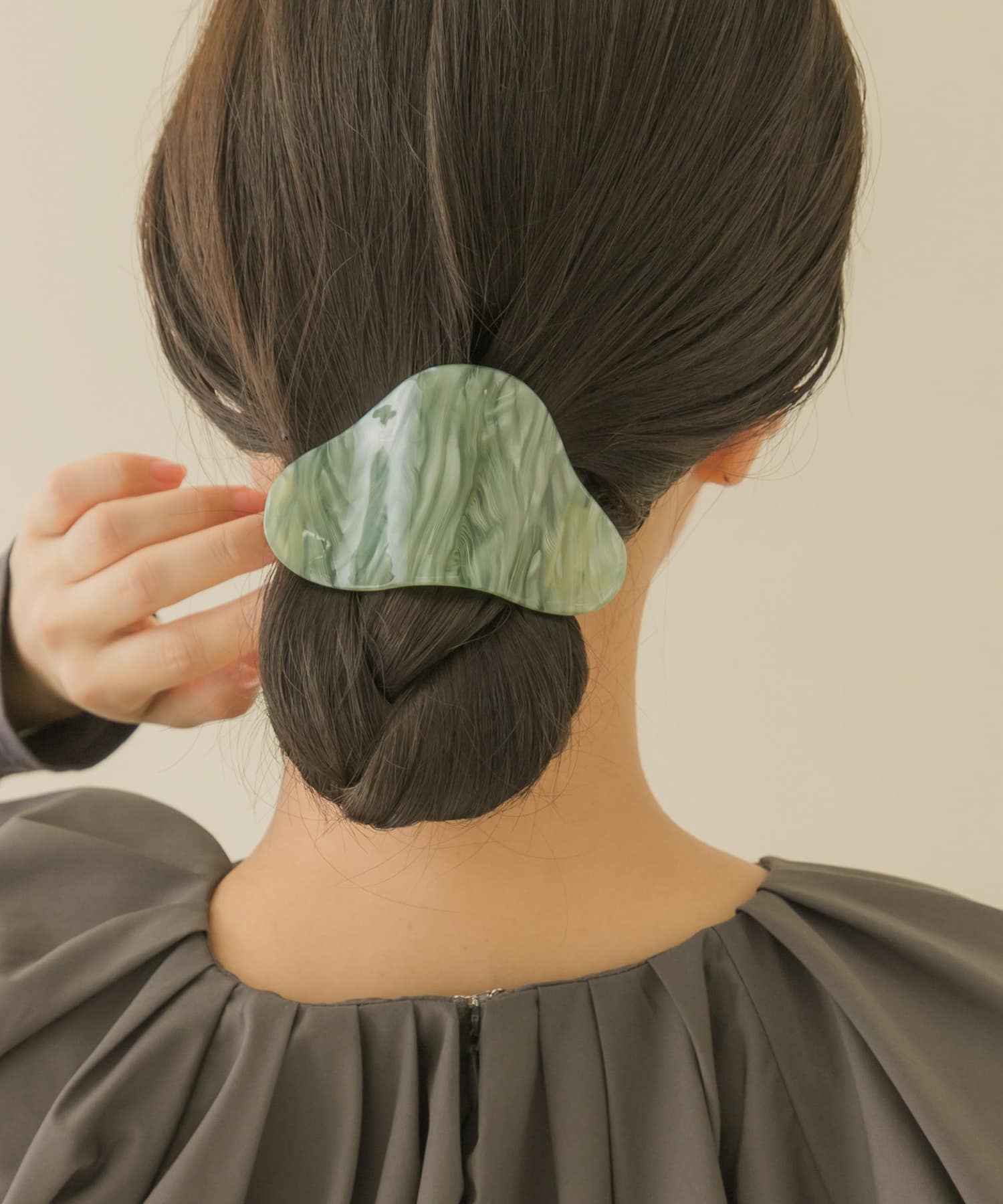 ウェーブワイドハサミバンス GRN -