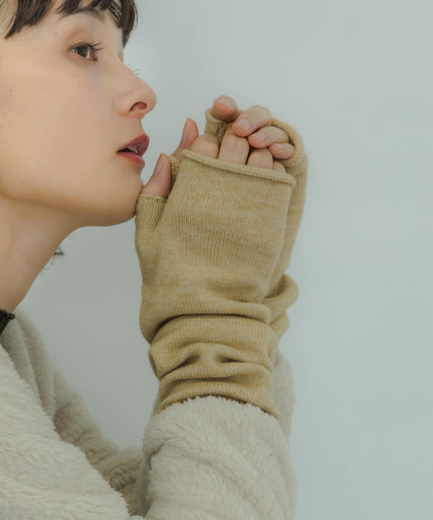 アームウォーマー BEG -