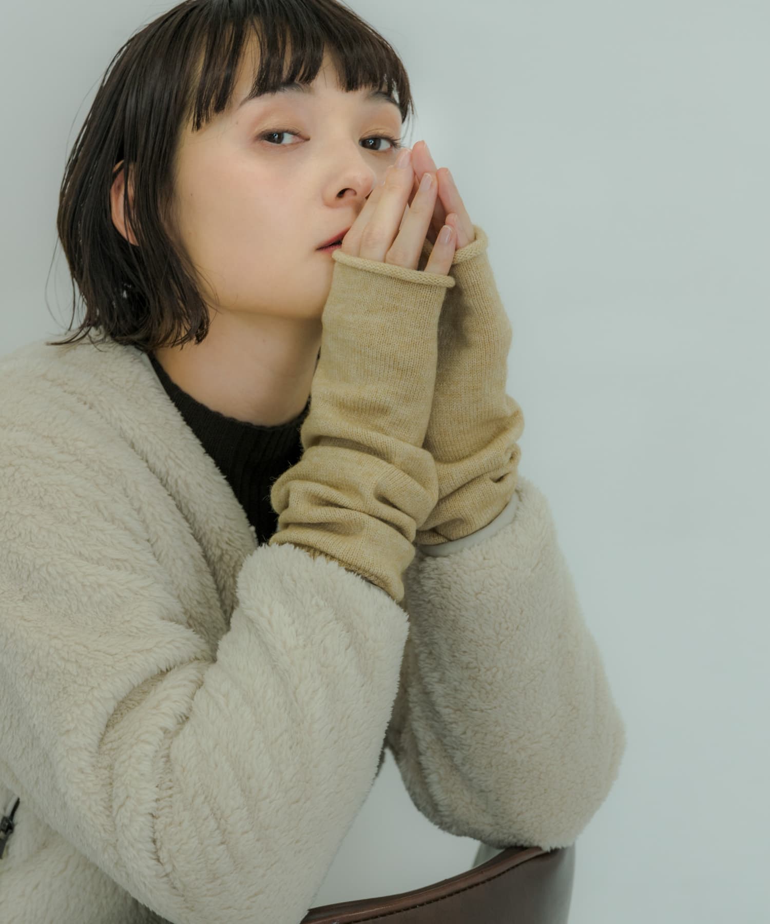 アームウォーマー BEG -