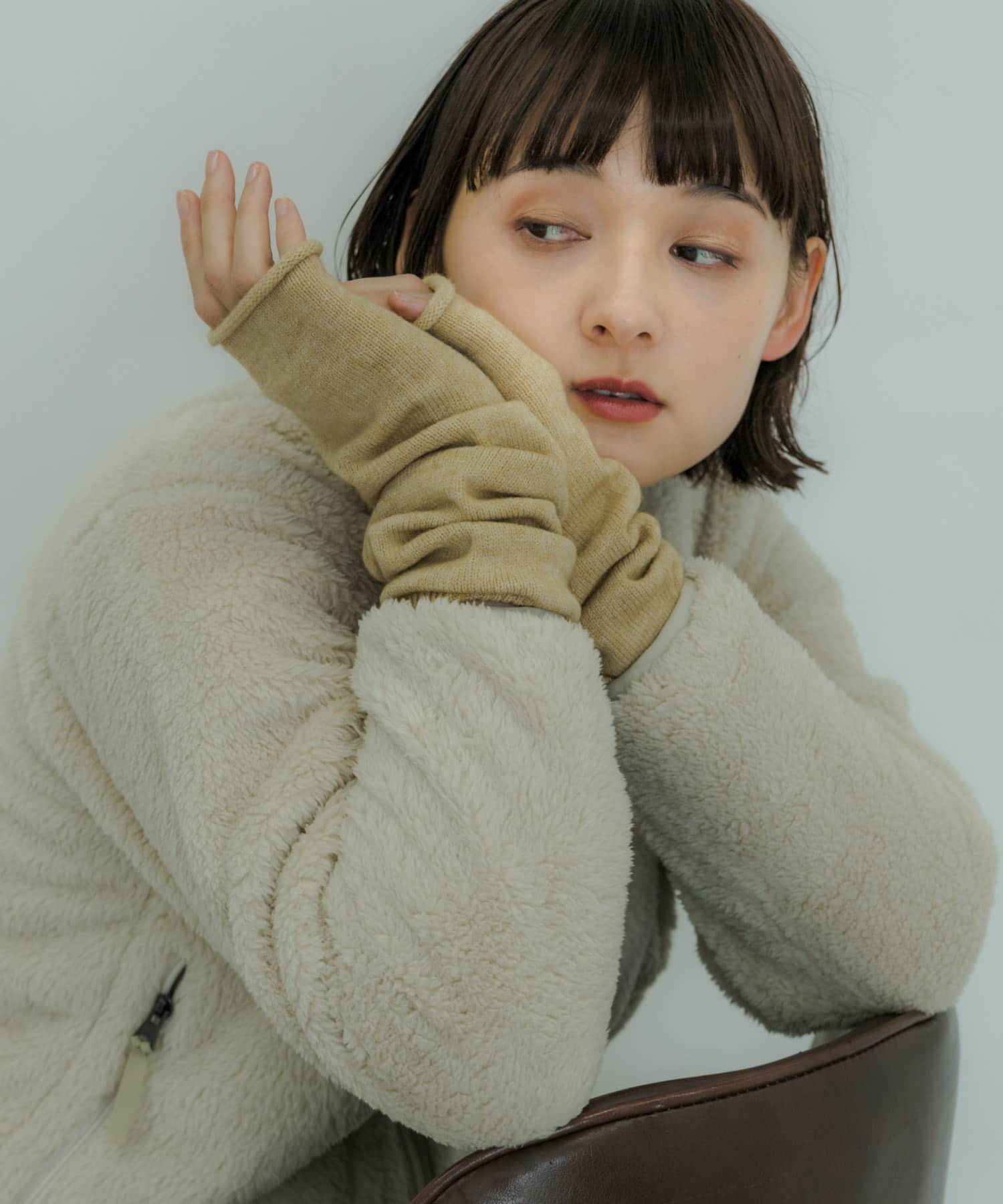 アームウォーマー BEG -