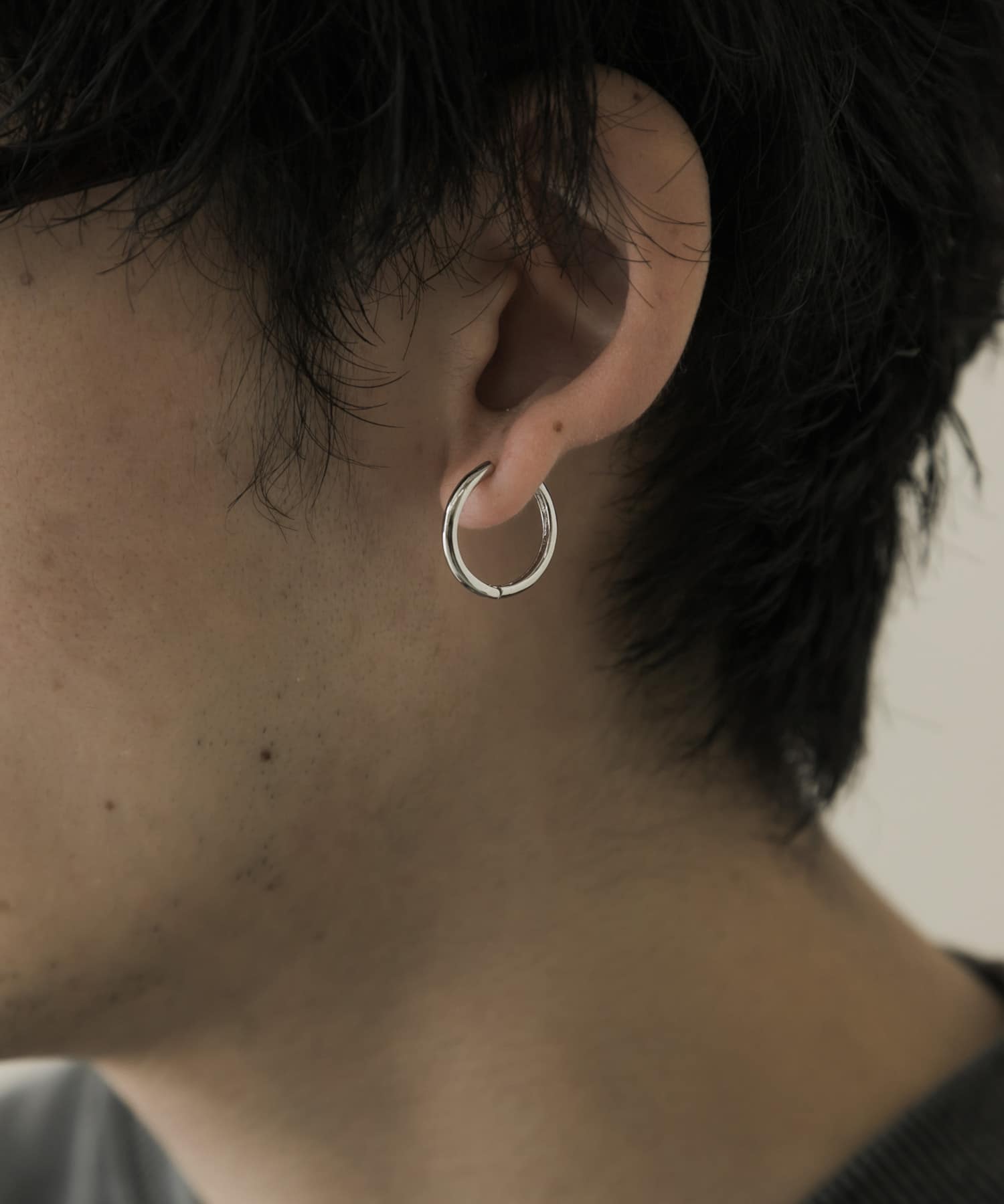 17mmフープピアス SLV -