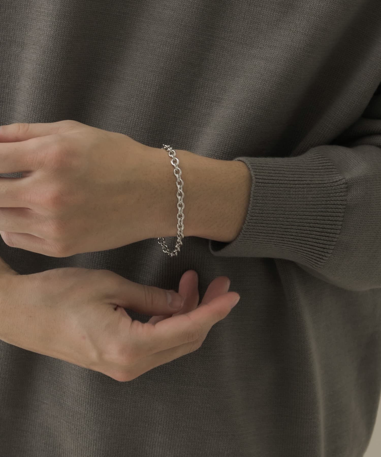 チェーンマンテルブレスレット SLV -