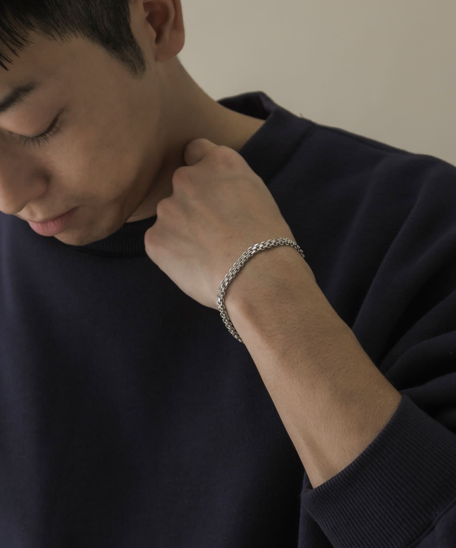 チェーンブレスレット SLV -