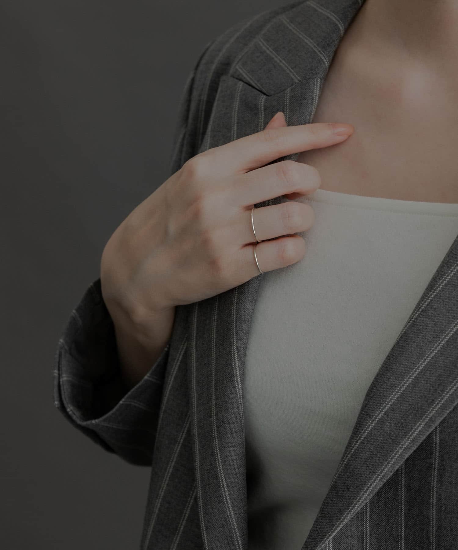 SMELLY so’　slim basic ring SLV 3