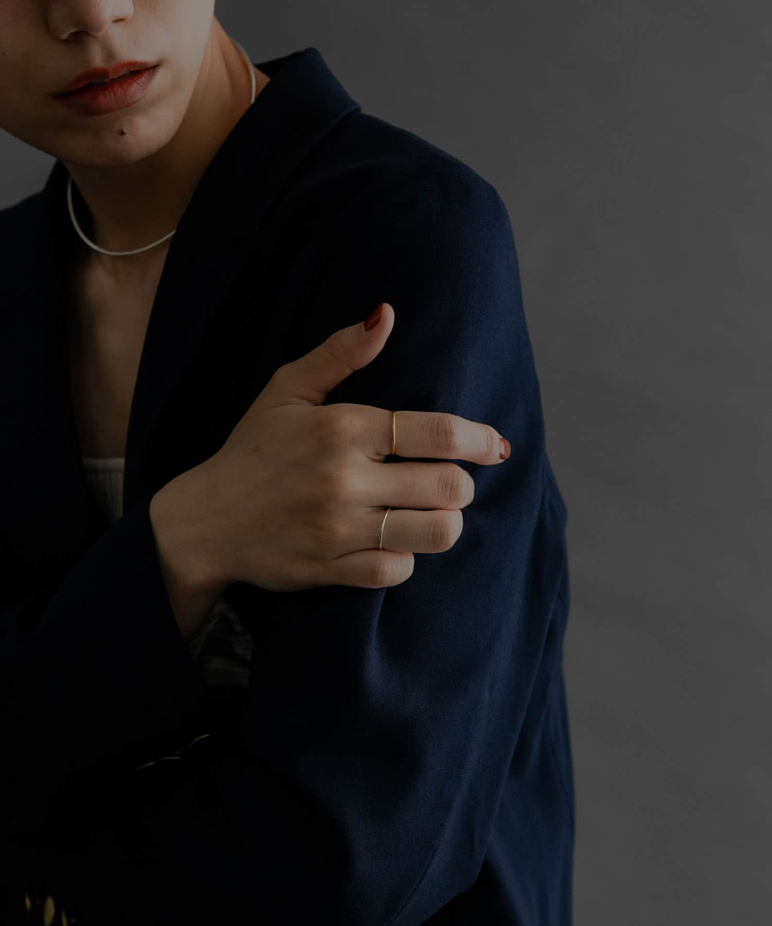 SMELLY so’　slim basic ring SLV 7