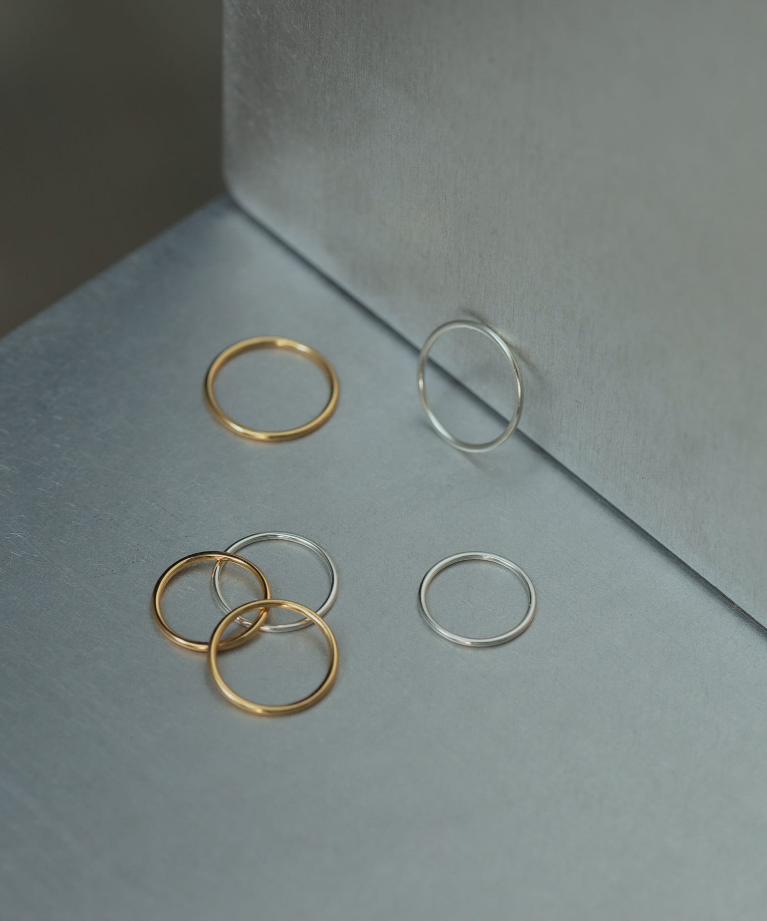 SMELLY so’　slim basic ring GLD 3