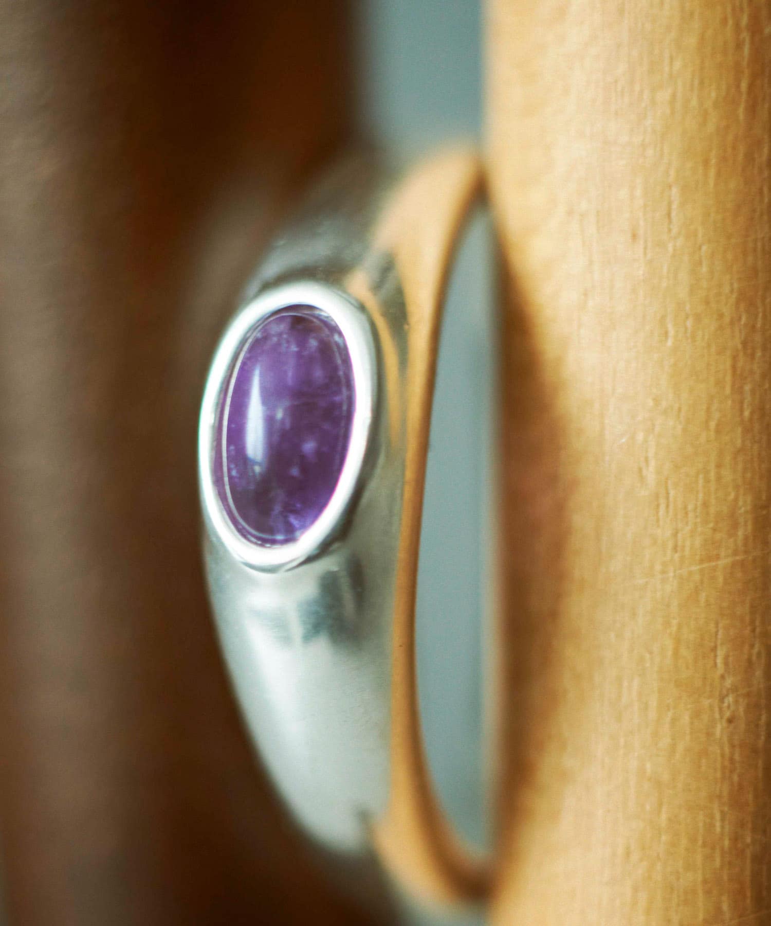 SMELLY so’　stone line ring SLV 11