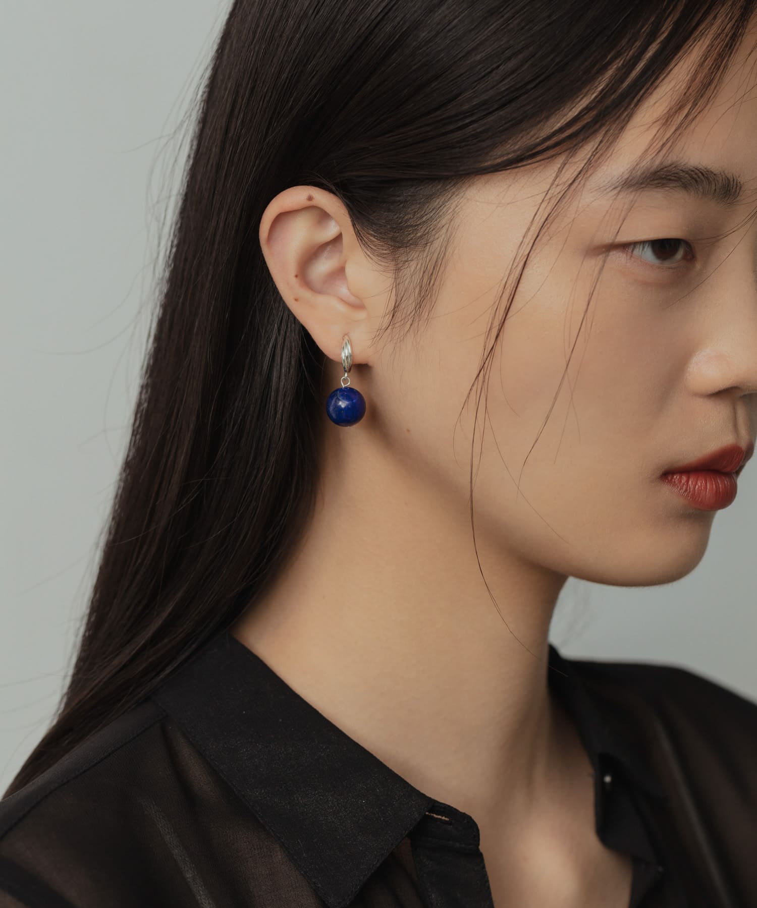 SMELLY so’　lapis lazuli pierce SLV -