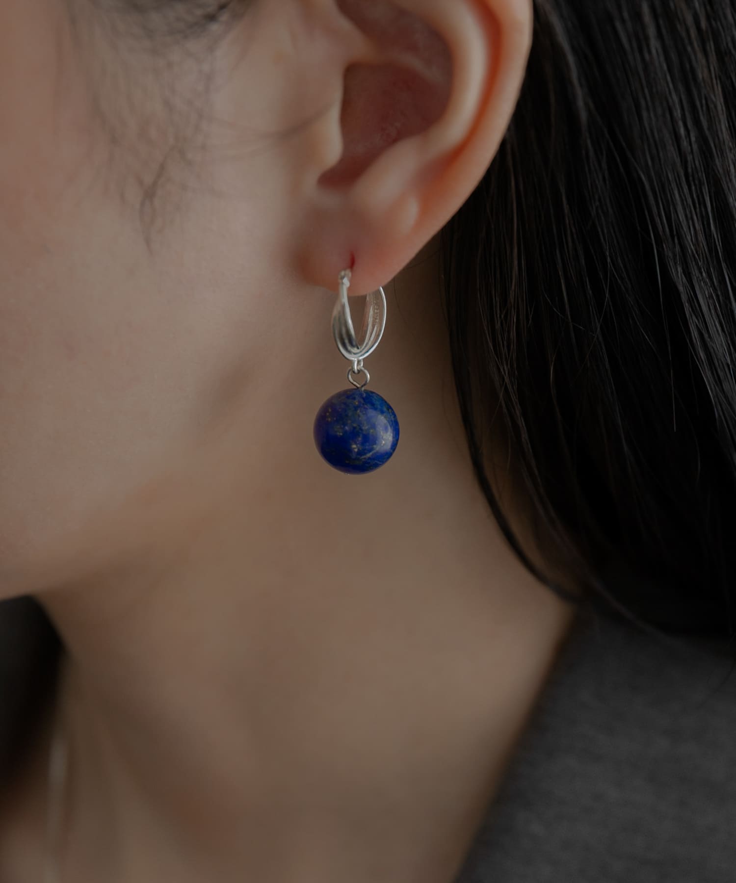 SMELLY so’　lapis lazuli pierce SLV -