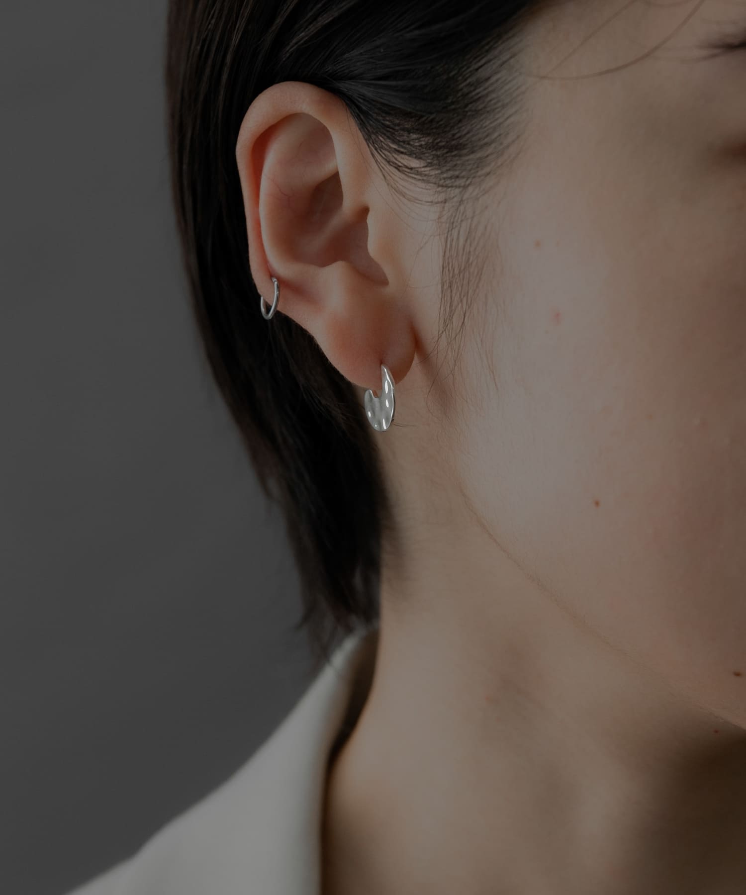 SMELLY so’　flat circle pierce SLV -
