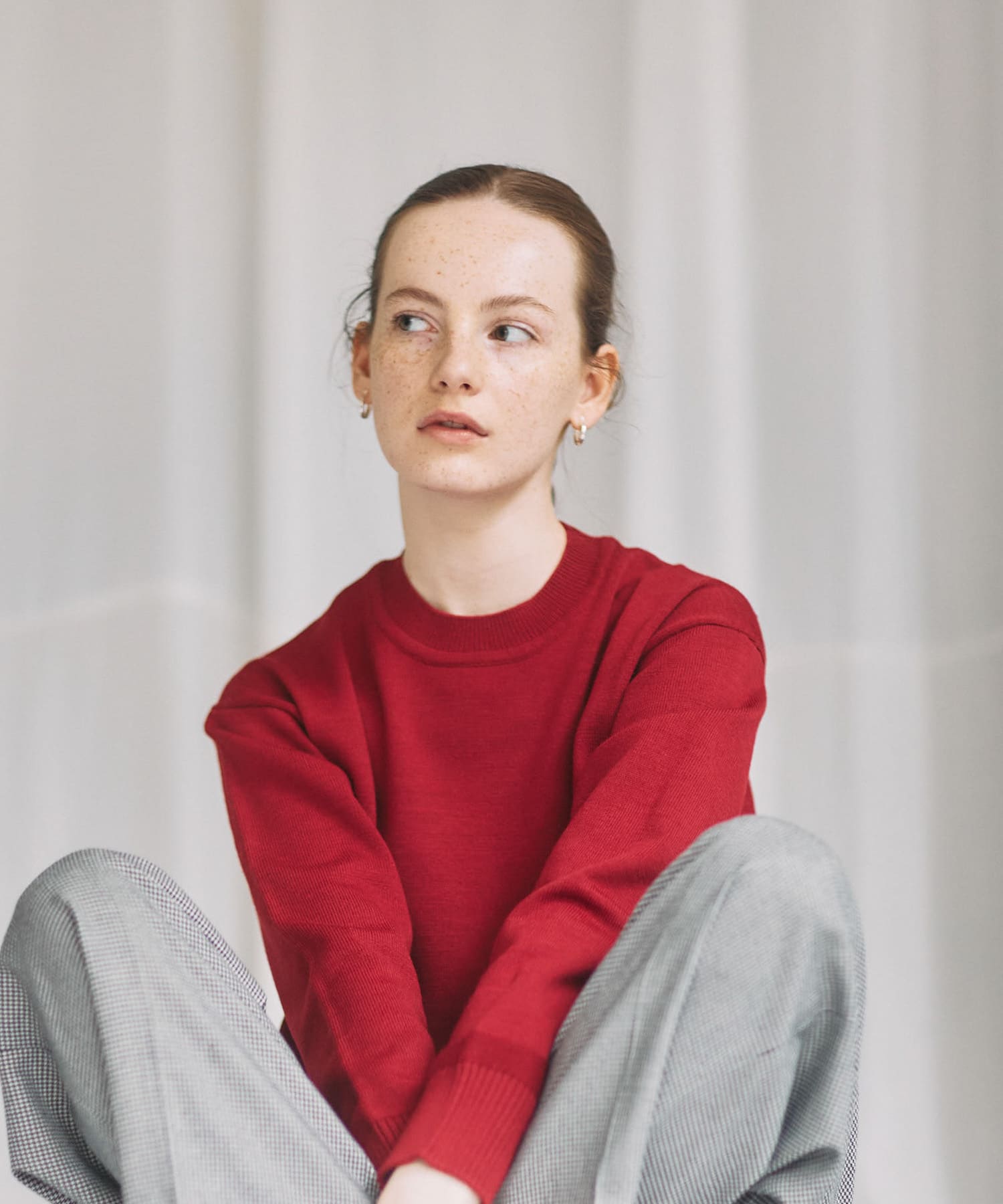 SMELLY so’　circle earring SLV -