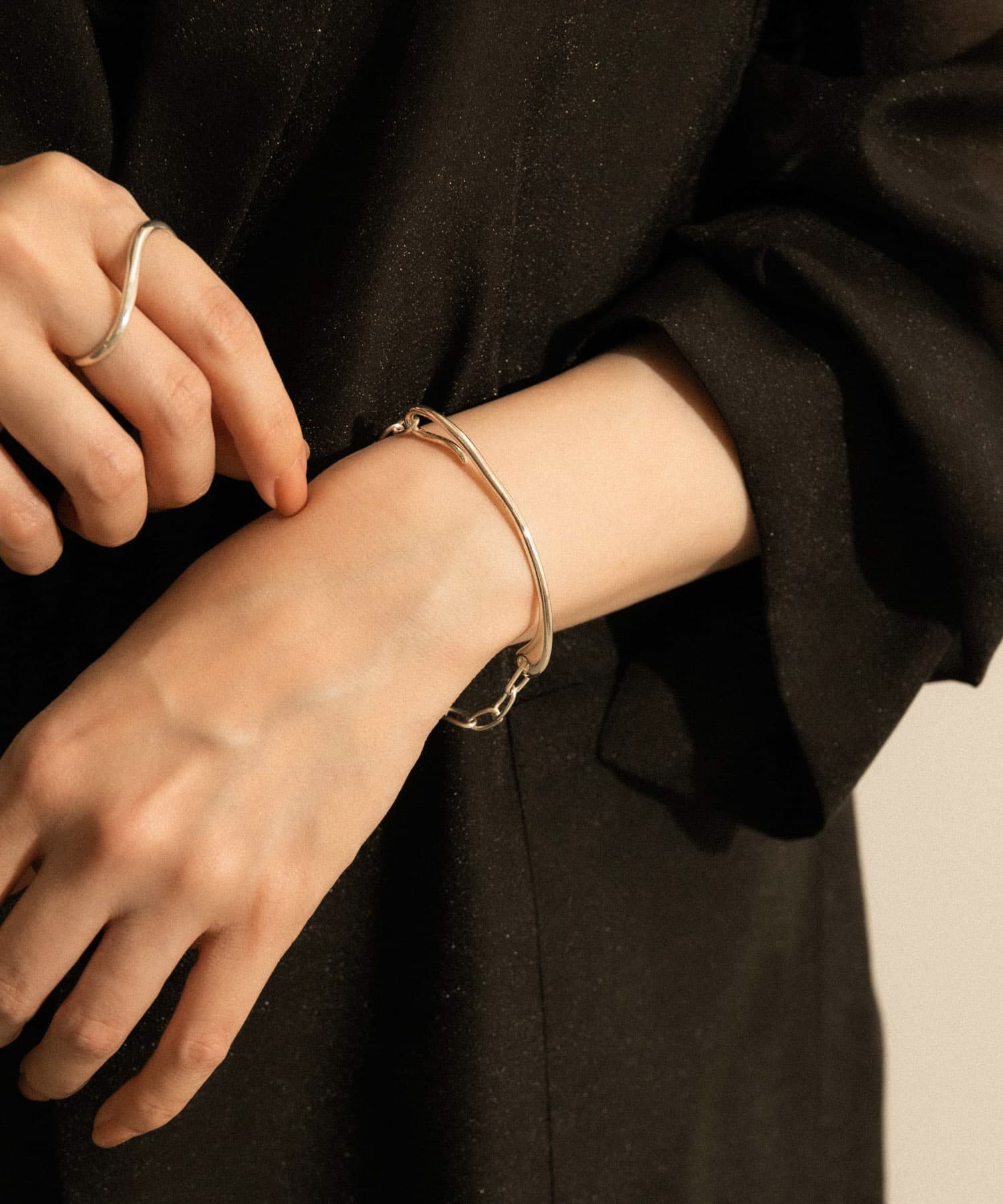 SMELLY so’　combination bracelet SLV -
