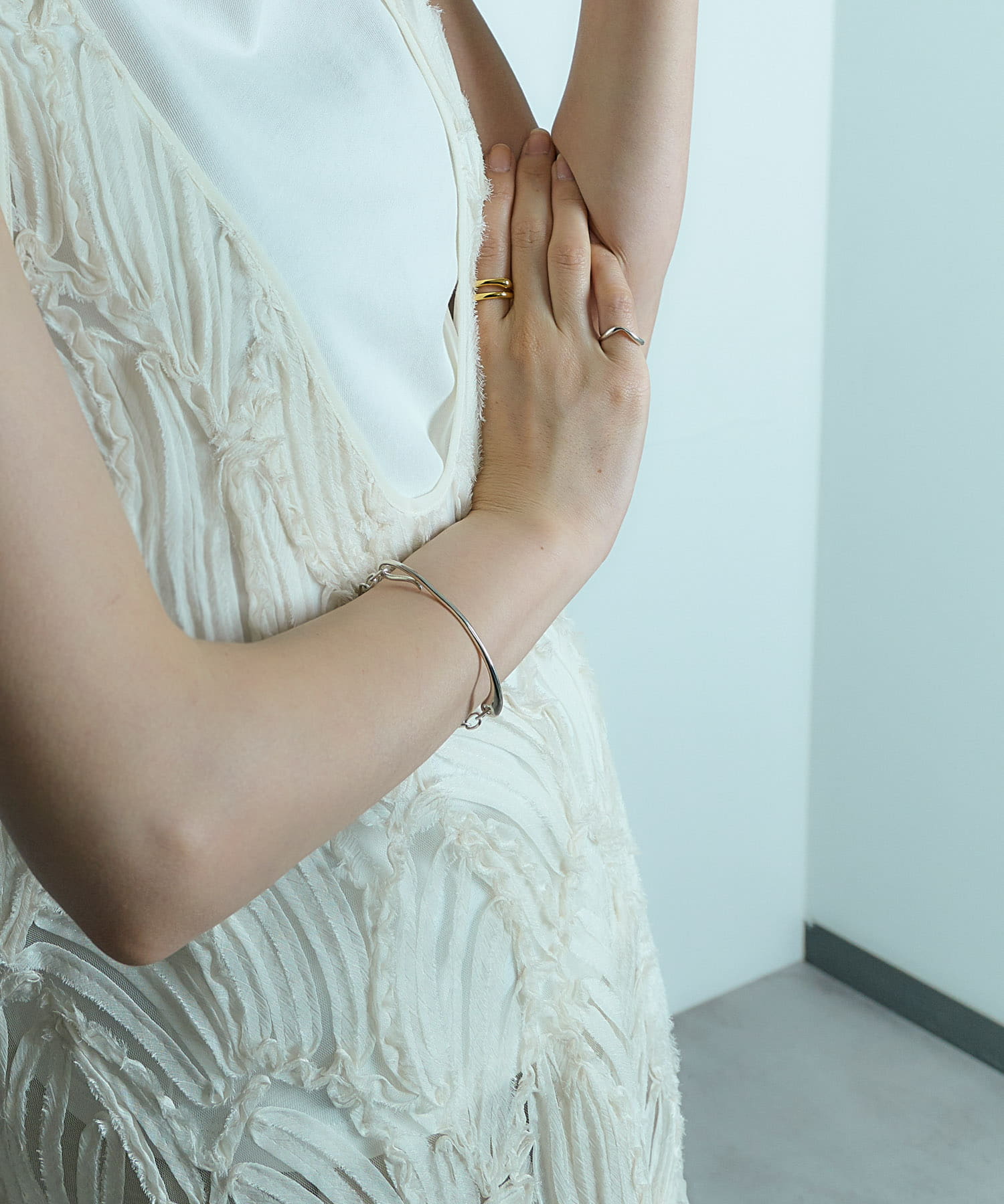 SMELLY so’　combination bracelet SLV -
