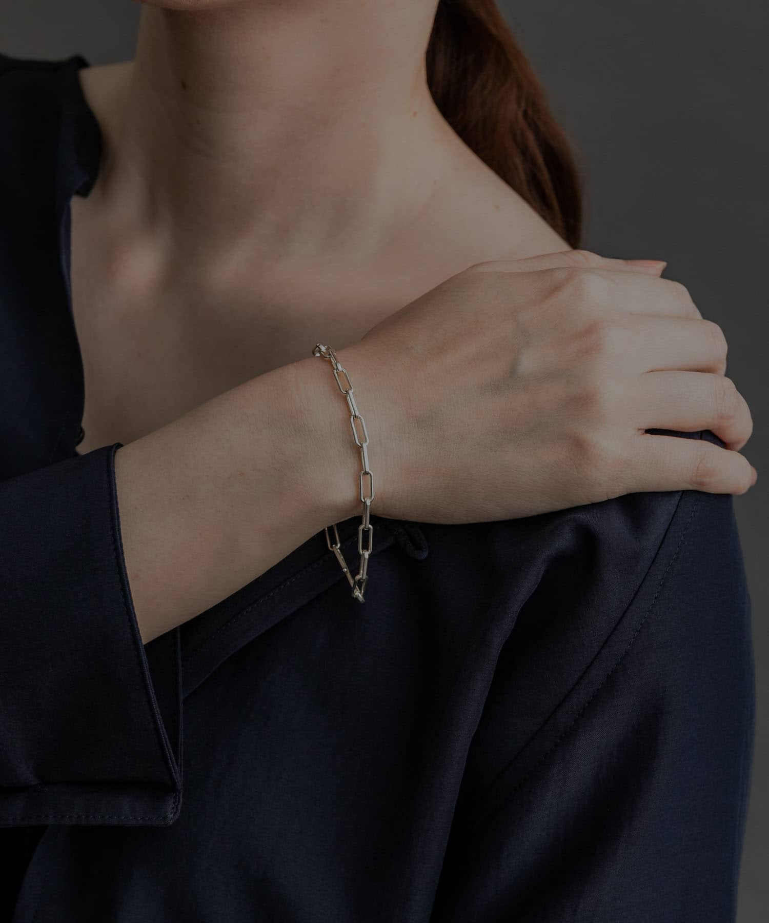 SMELLY so’　leon chain bracelet SLV -