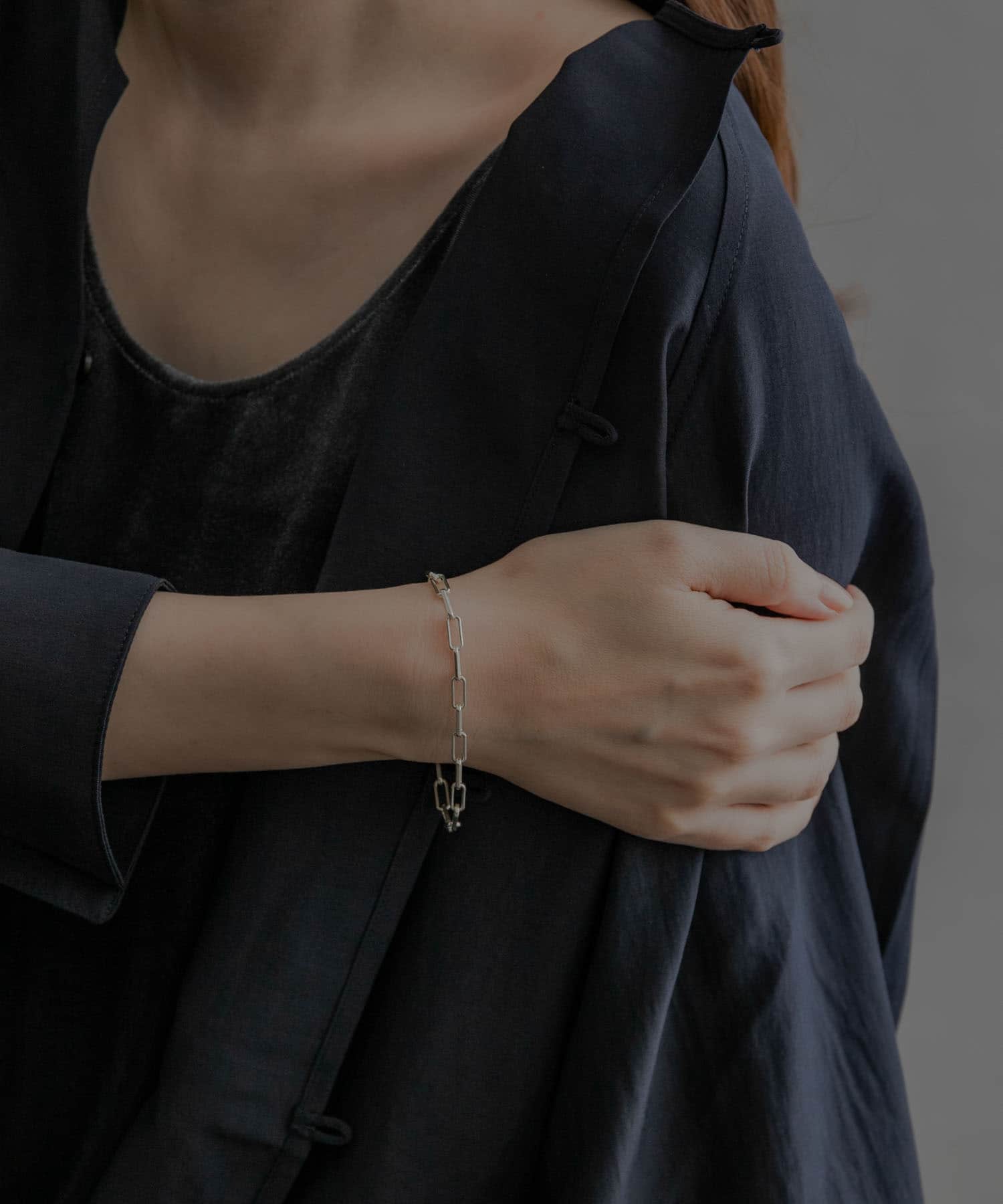 SMELLY so’　leon chain bracelet SLV -