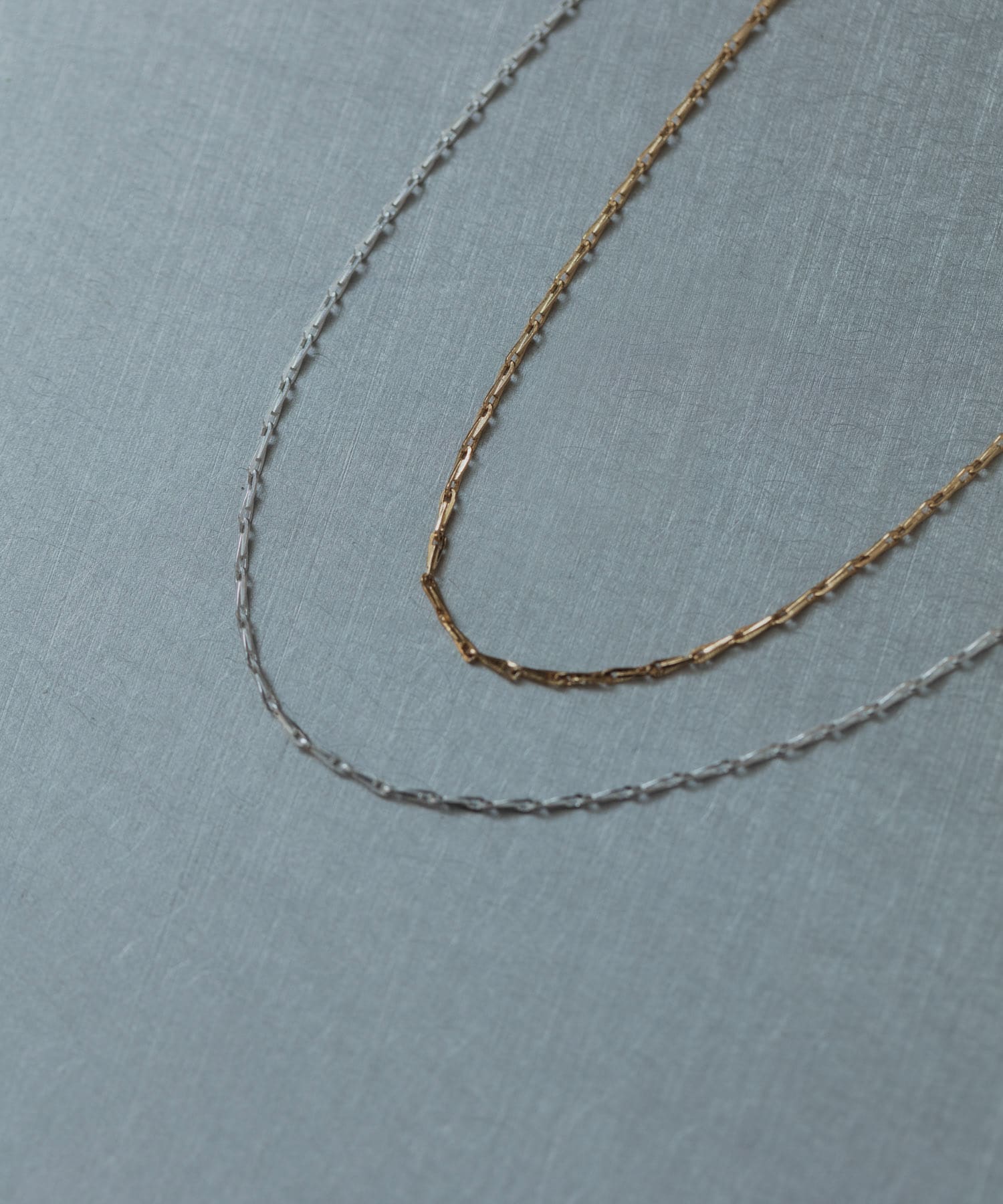 SMELLY so’　slim chain necklace SLV -