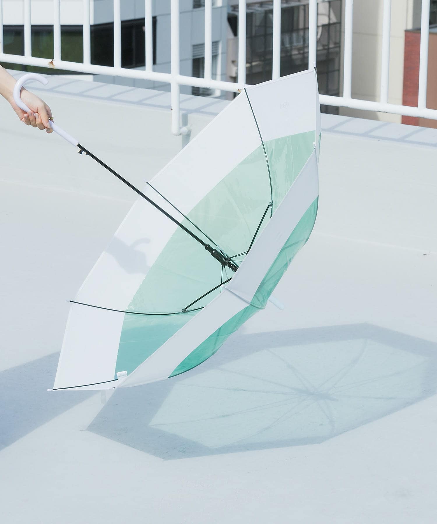 プーリアビニール傘 ミントグリーン FREE