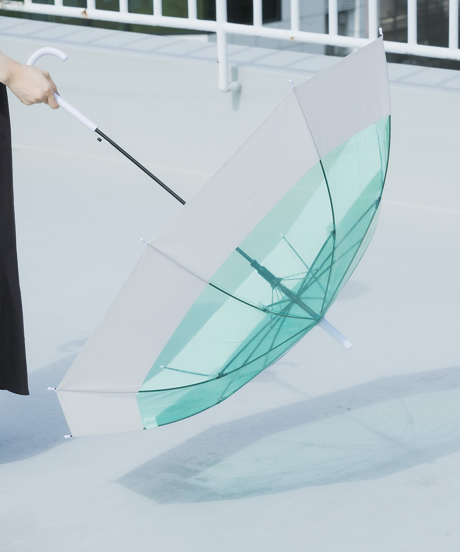 プーリアビニール傘 ミントグリーン FREE