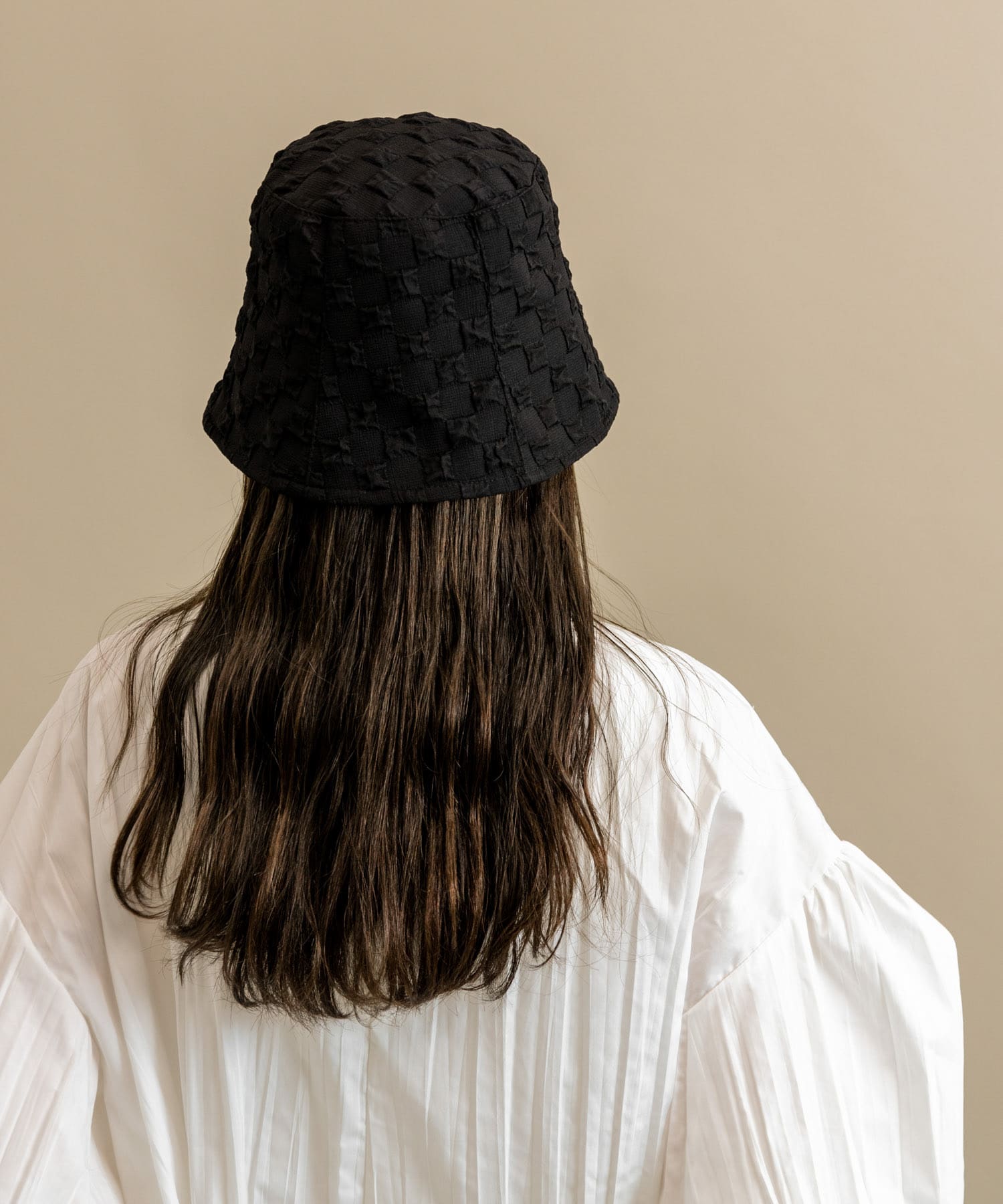 ポコポコバケットハット BLK -