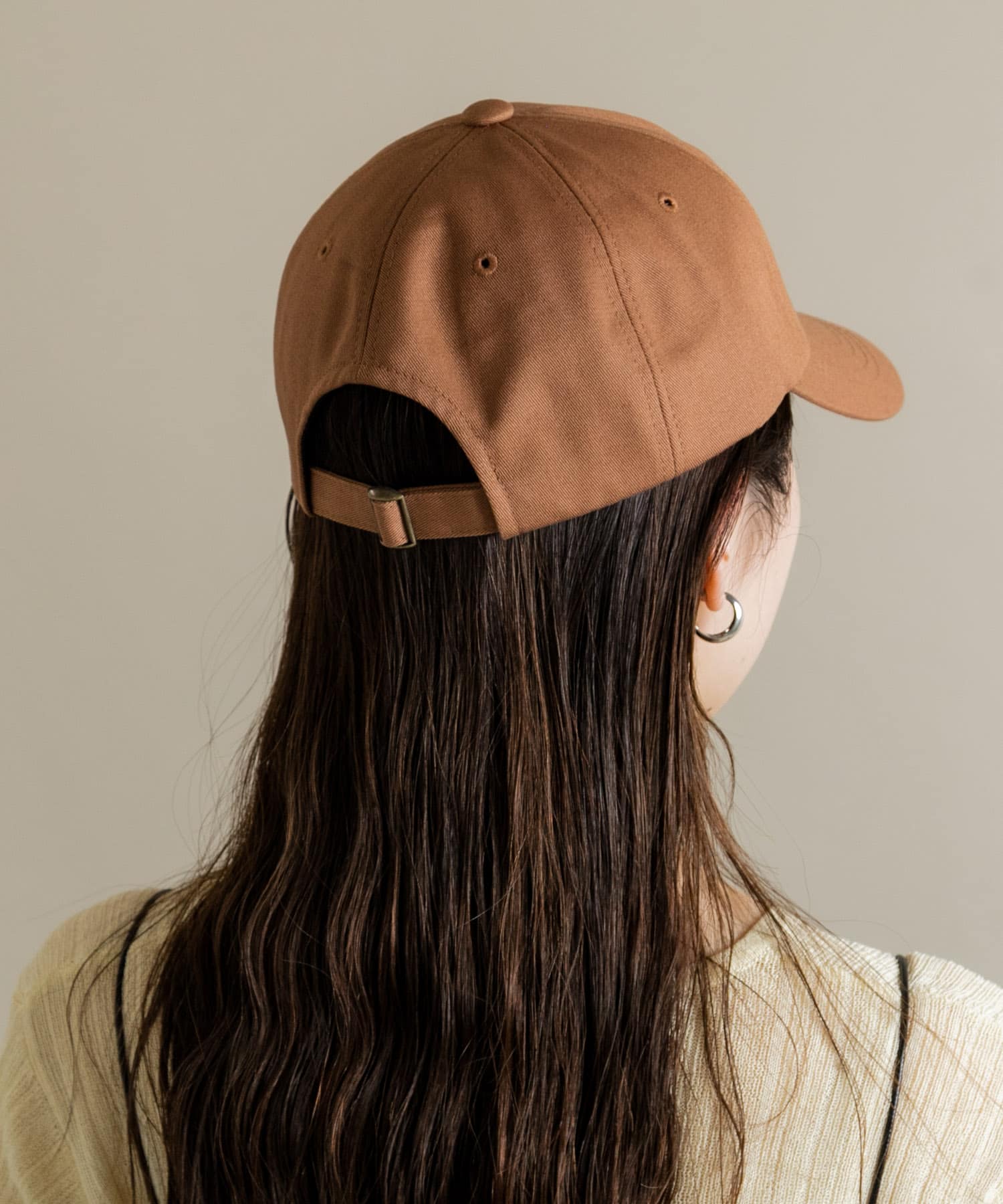 ベーシックコットンキャップ BRN -