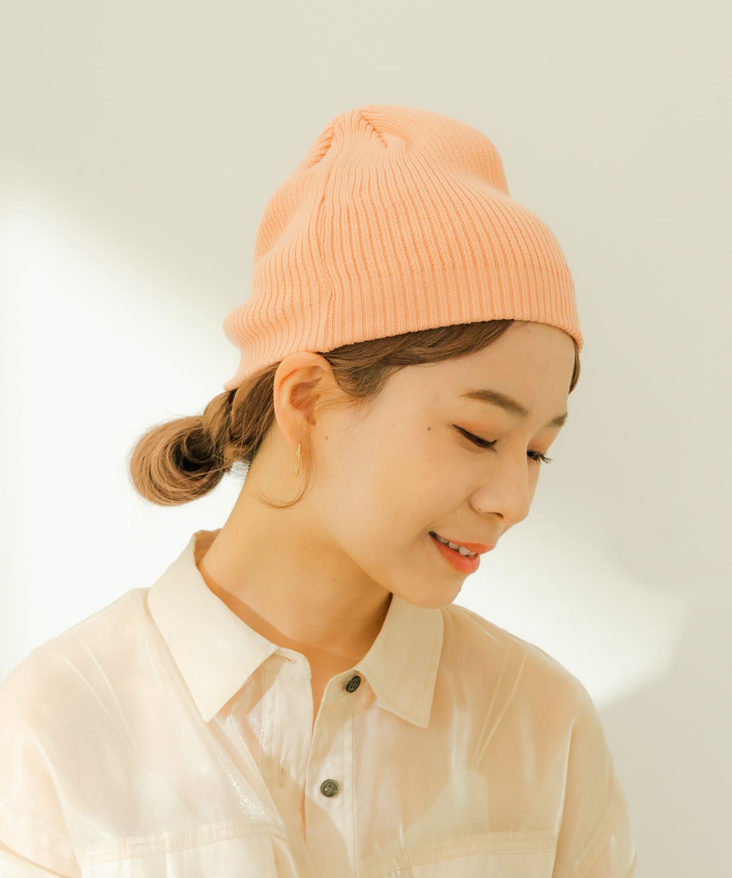 リブニットビーニー