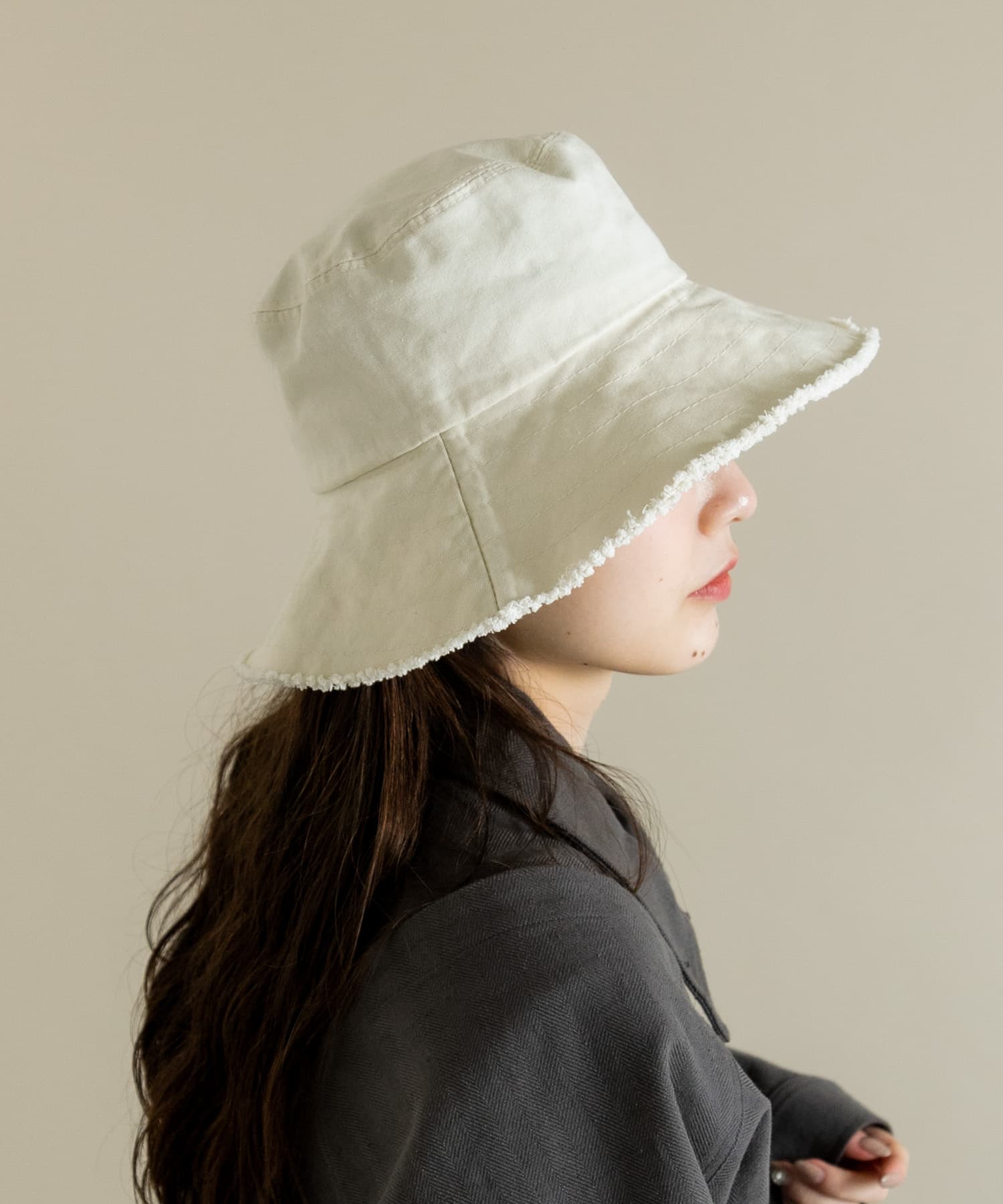 ツイルフリンジバケットハット IVO -