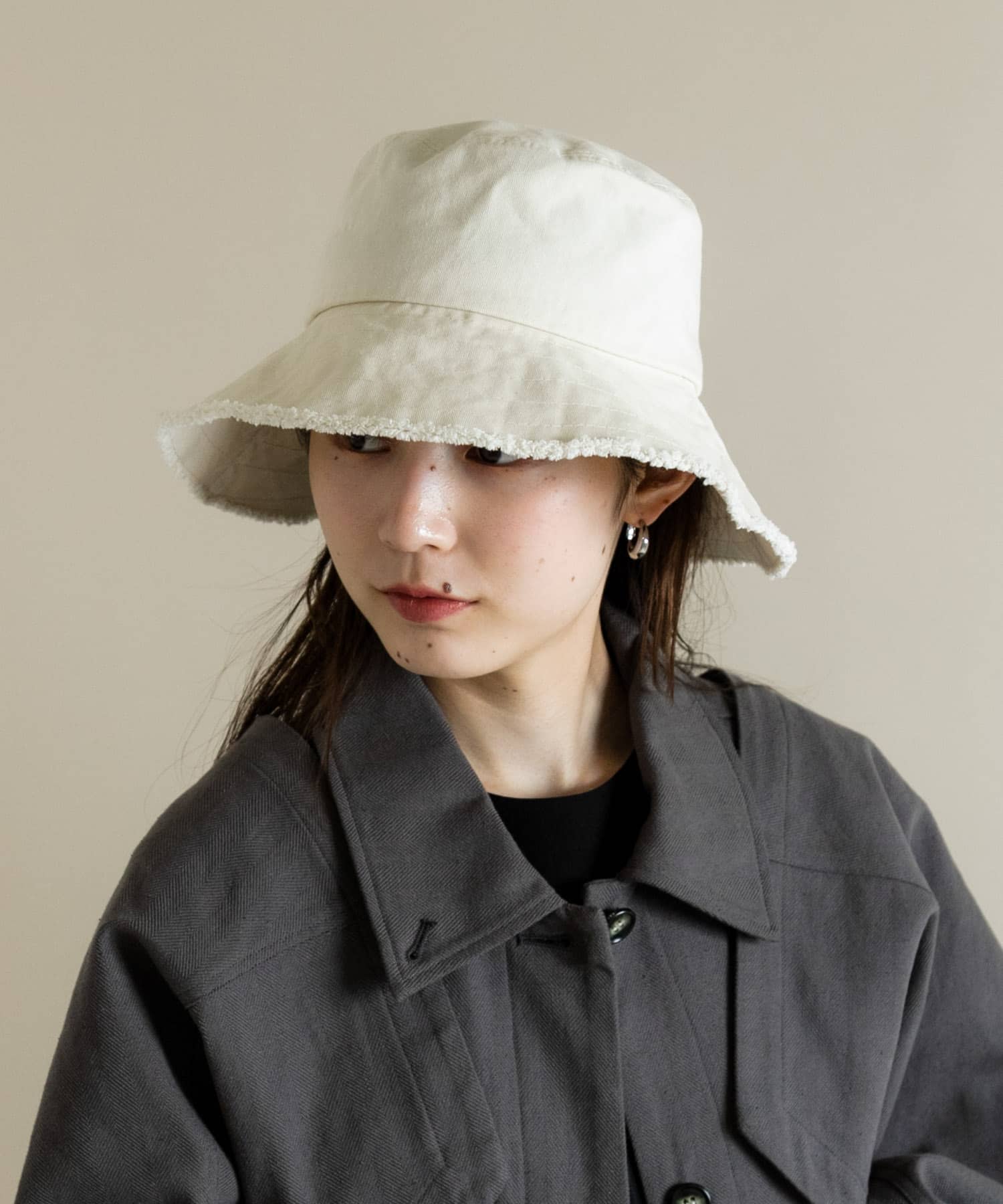 ツイルフリンジバケットハット IVO -