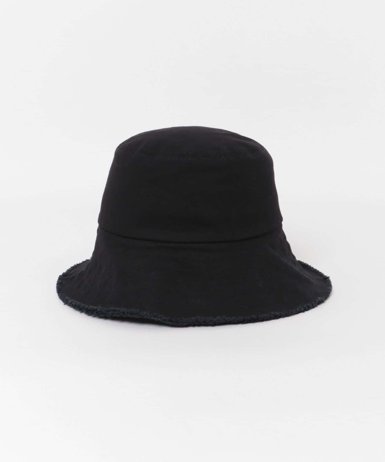 ツイルフリンジバケットハット BLK -