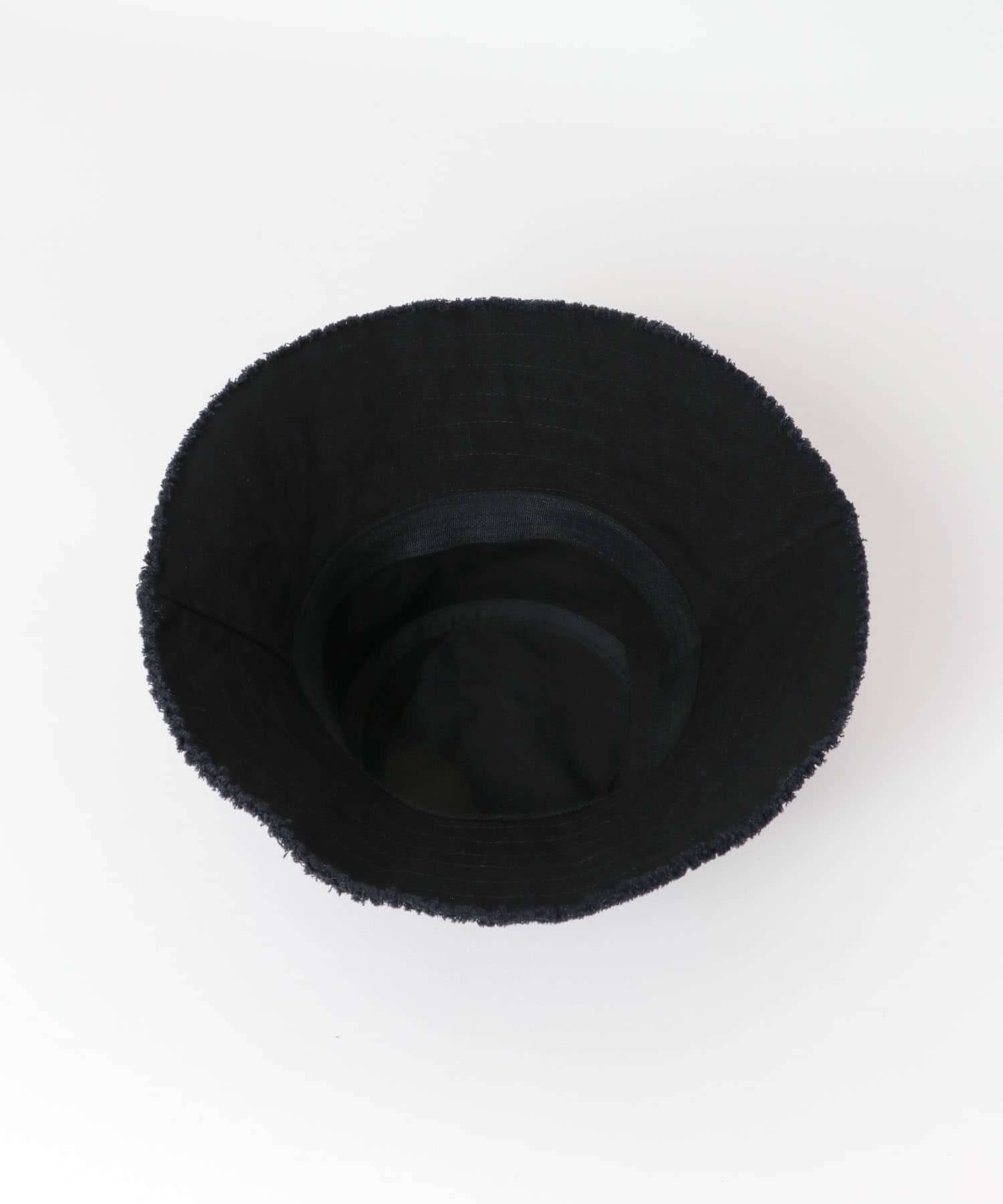 ツイルフリンジバケットハット BLK -