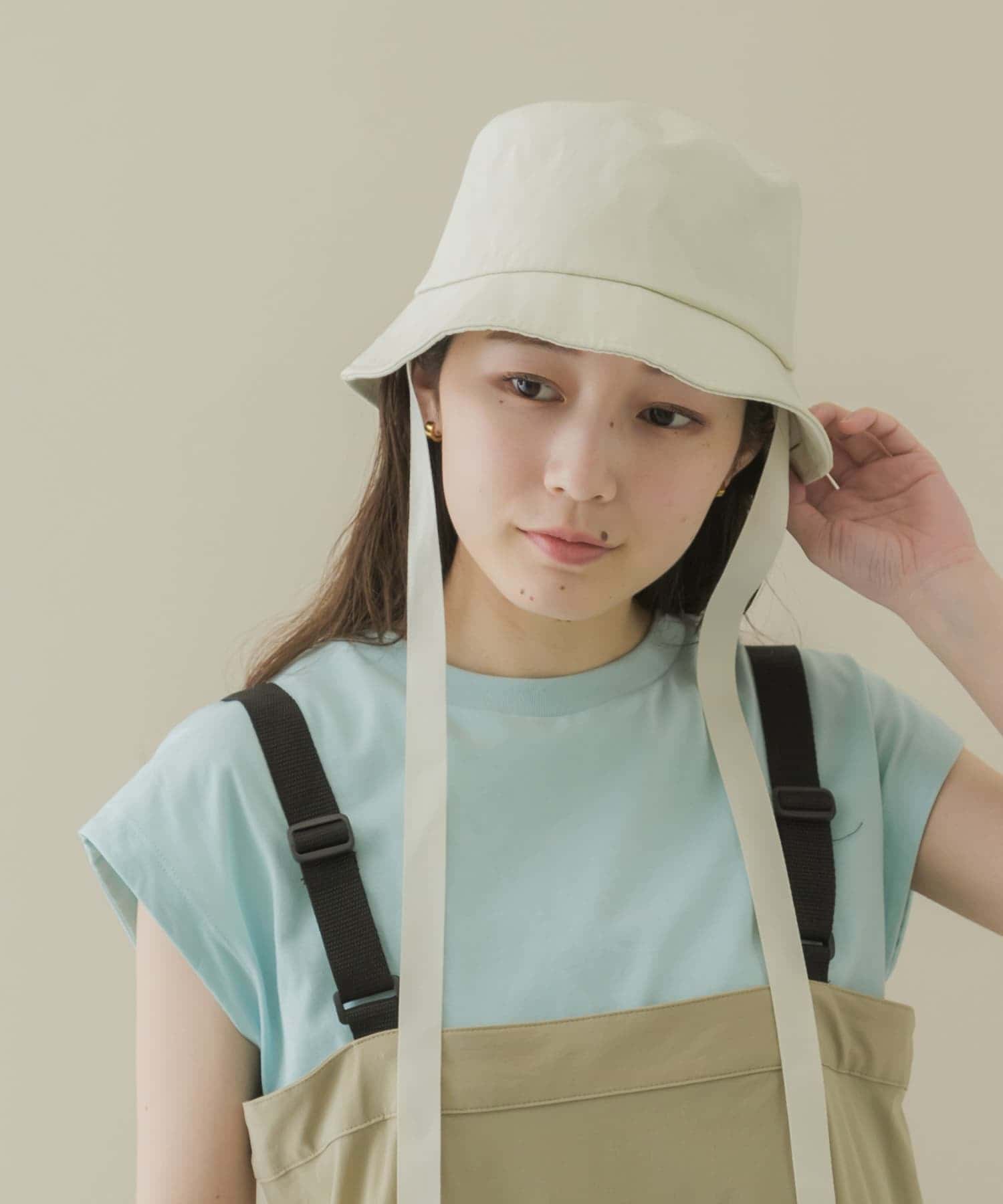 コットンリボンバケットハット IVO -