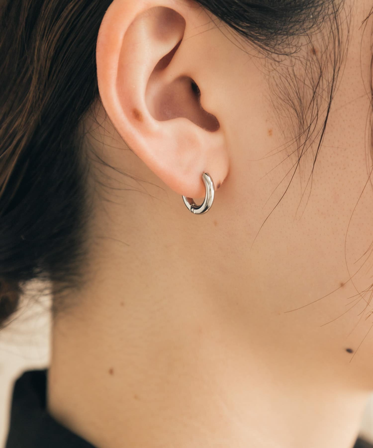 316Lミニフープピアス SLV -