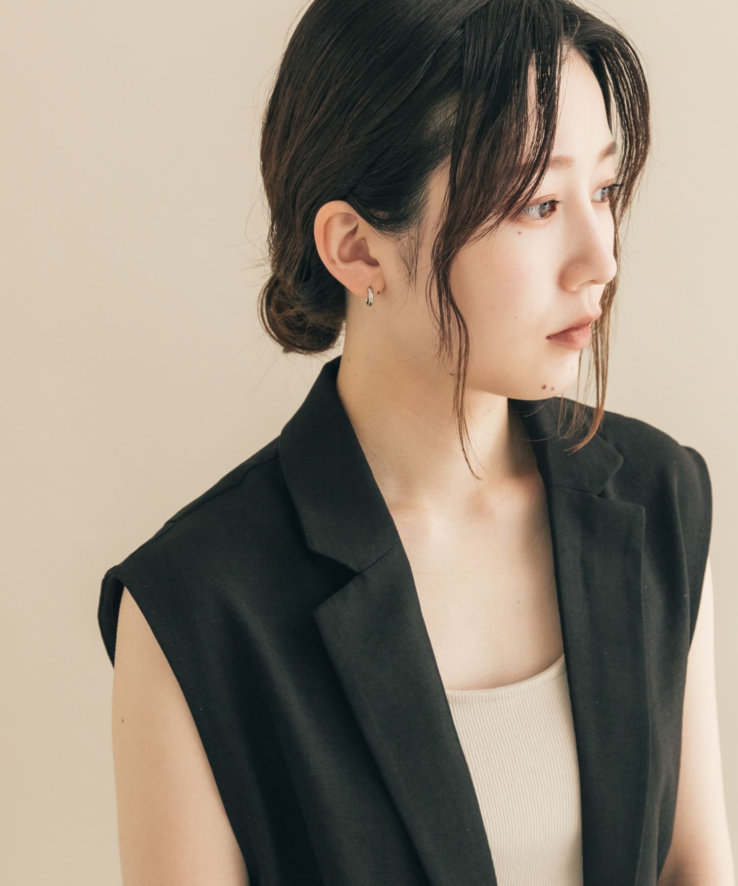 316Lミニフープピアス SLV -