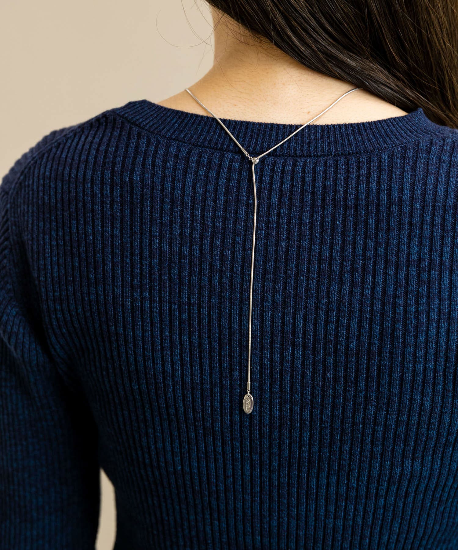 スネークチェーンアジャストメントネックレス SLV -