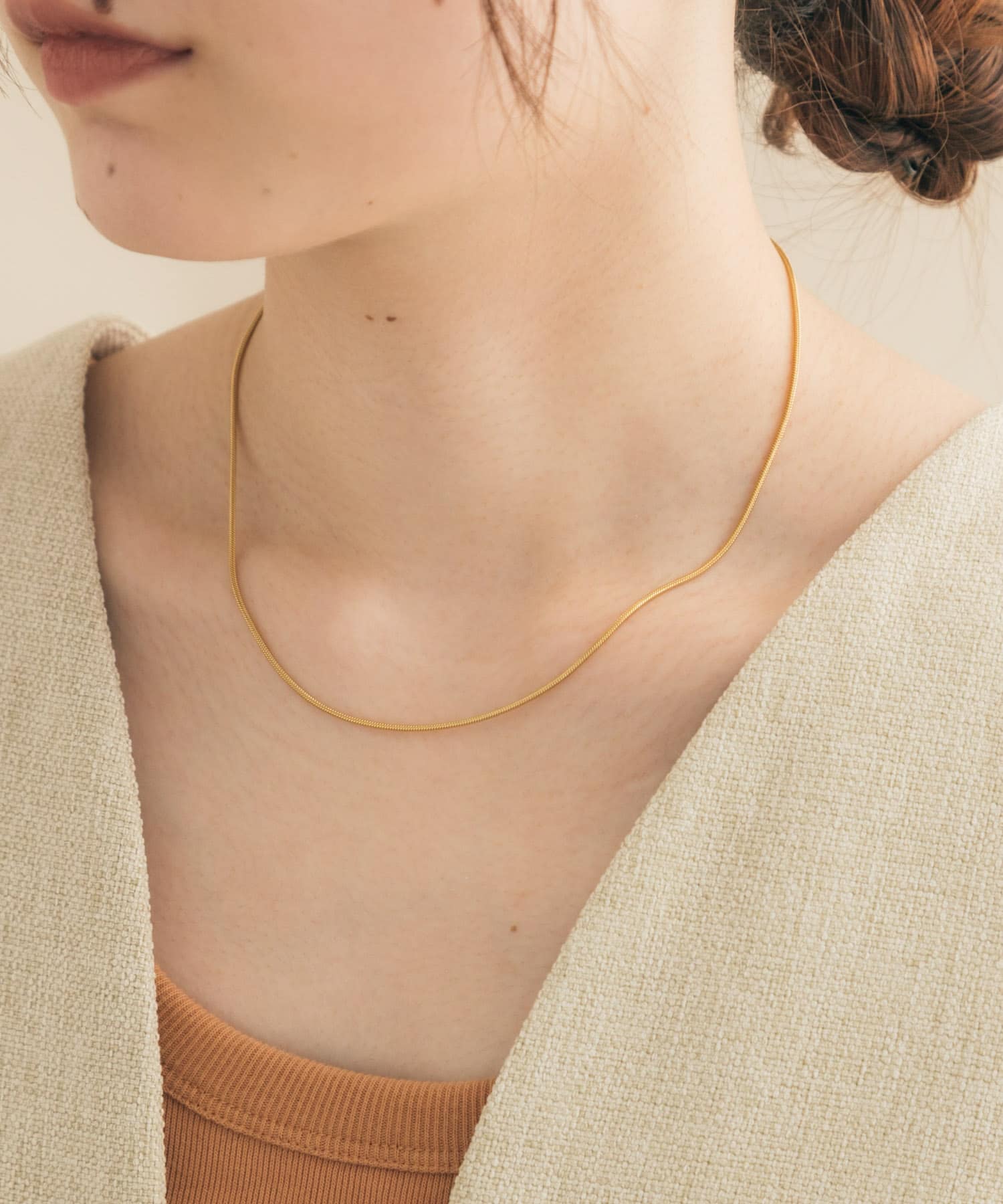 316Lスネークチェーンネックレス