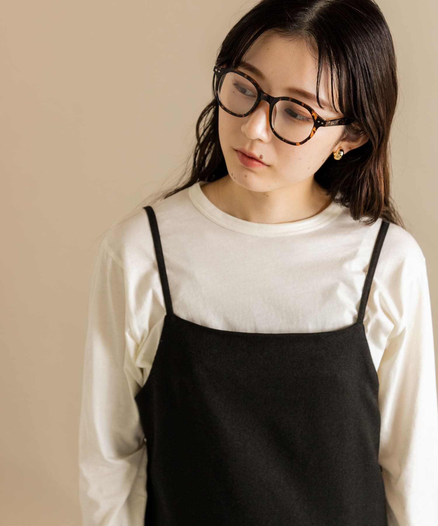 オクタゴンフレームダテメガネ DEMI -