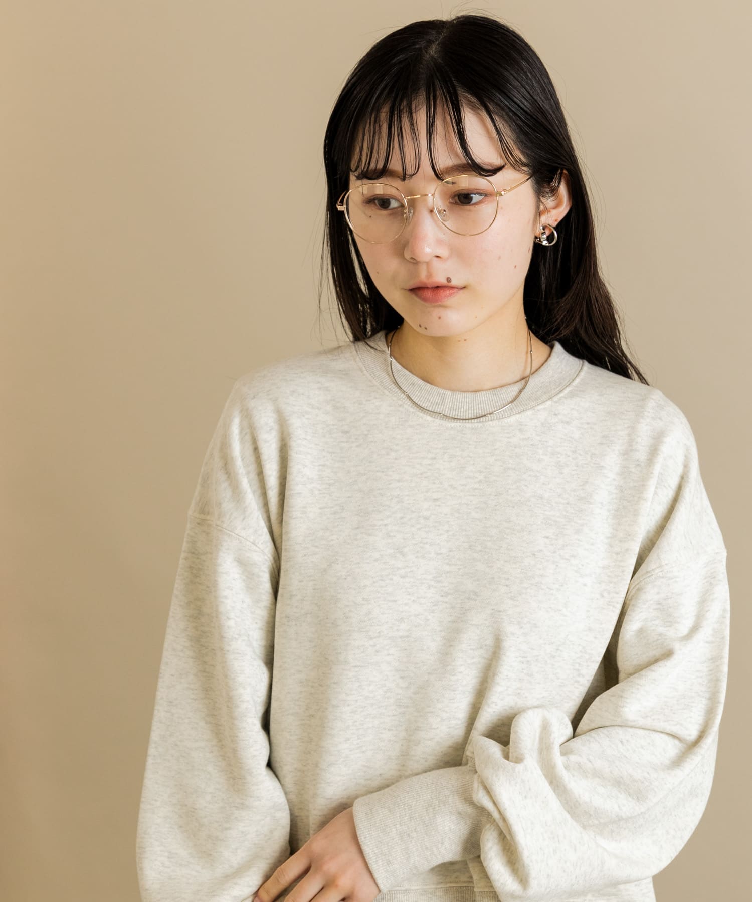 スリムメタルダテメガネ GLD -