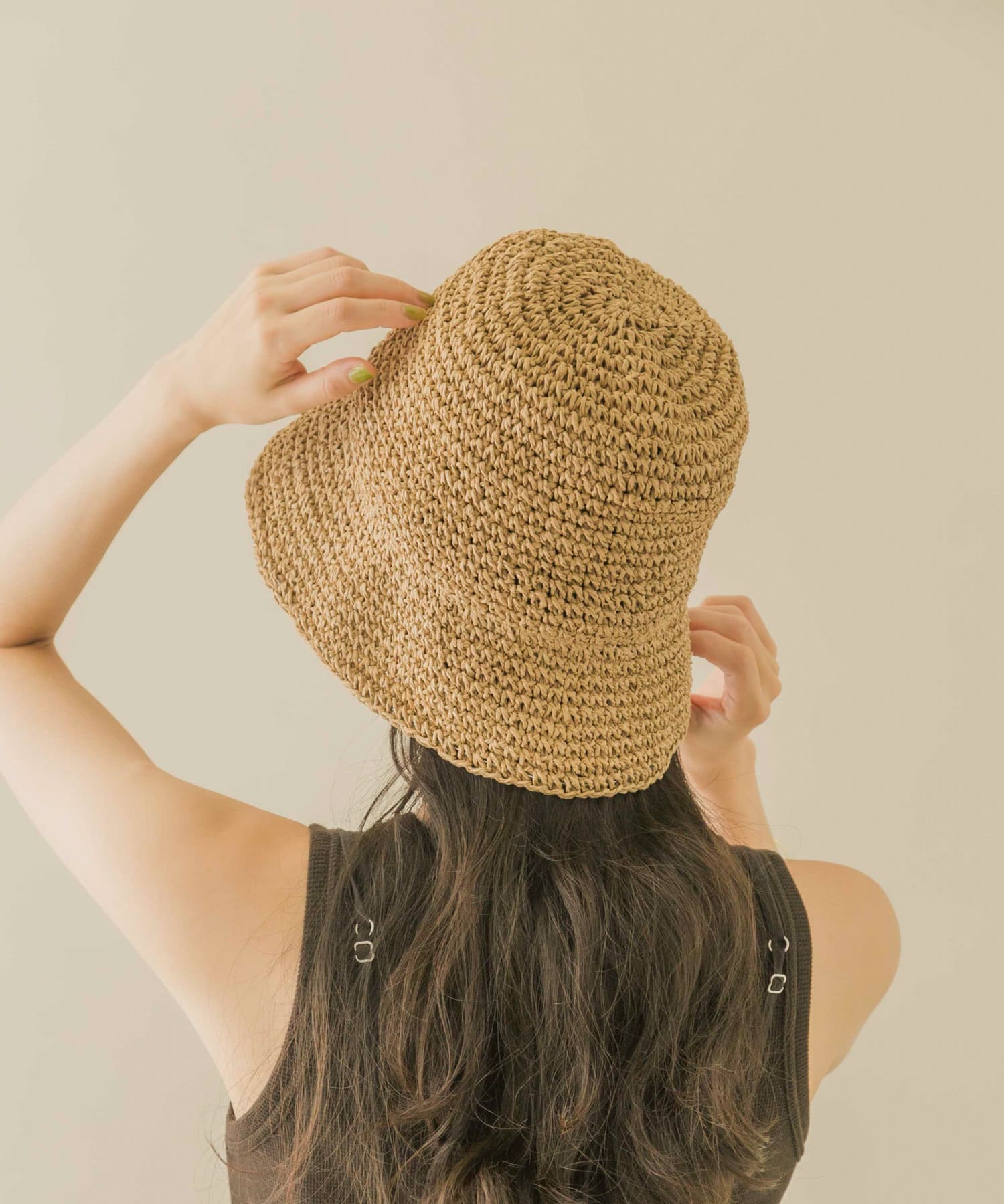 プレーンペーパーハット BEG -