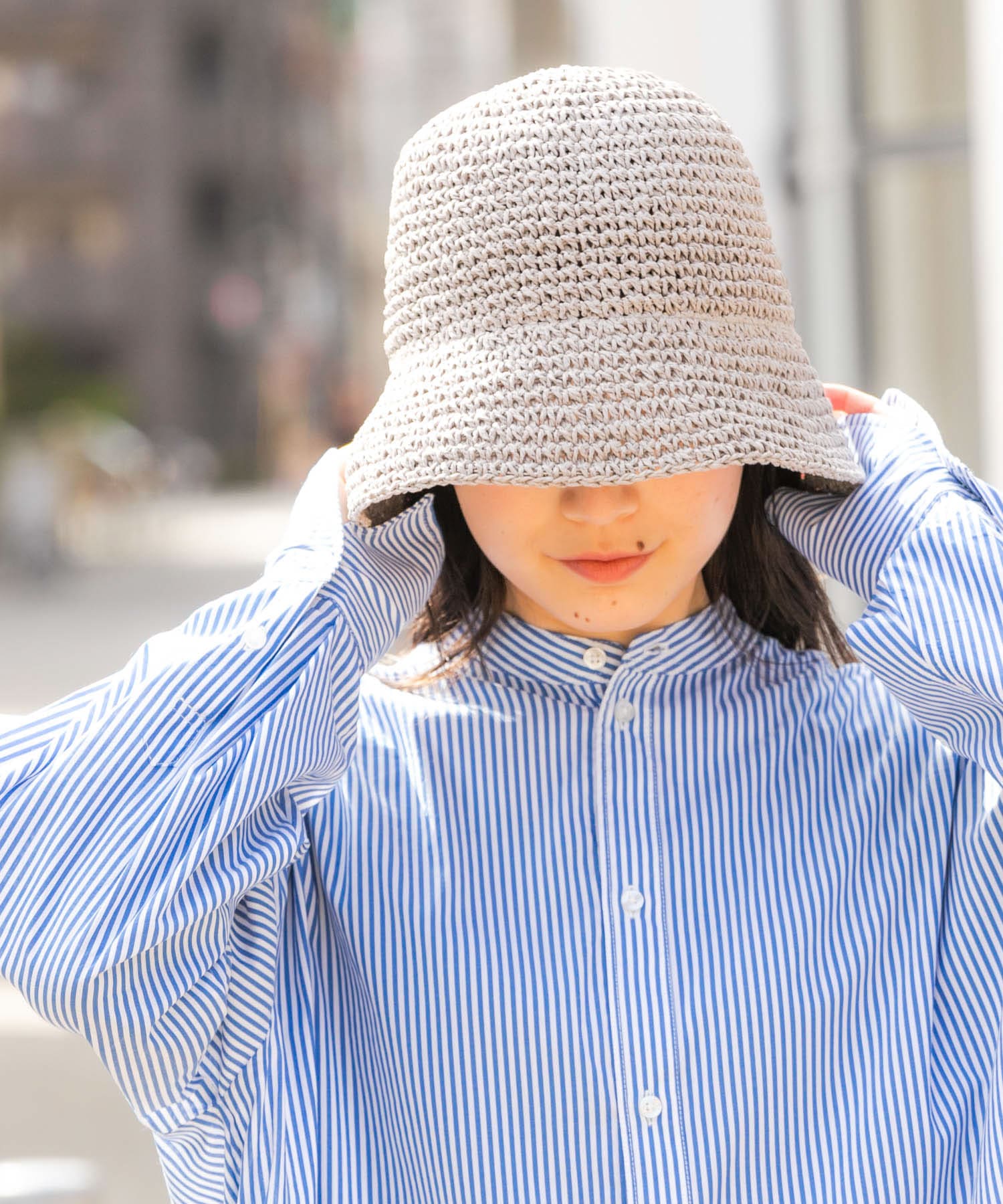 プレーンペーパーハット GRY -