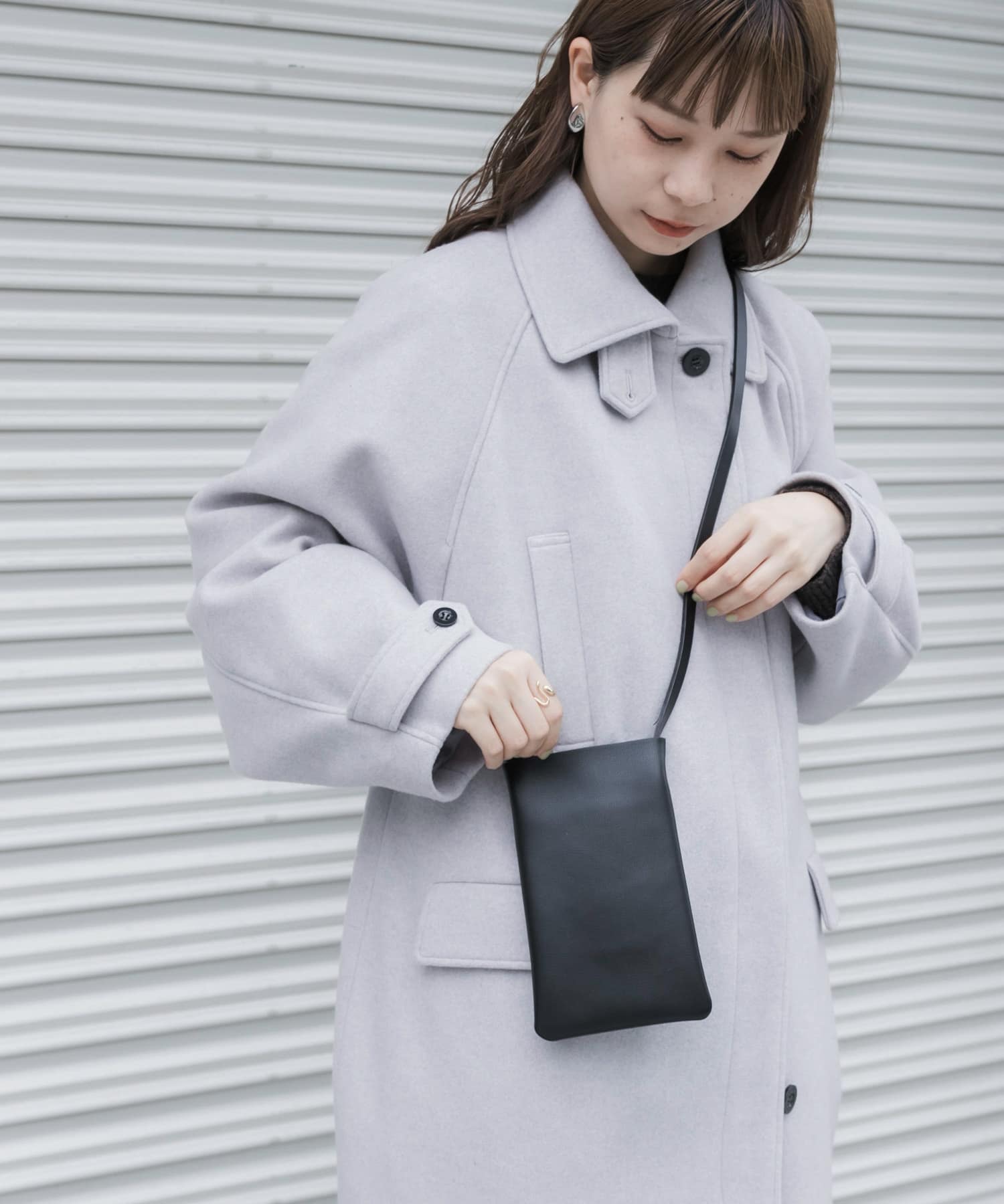 スクエアミニショルダー BLK -