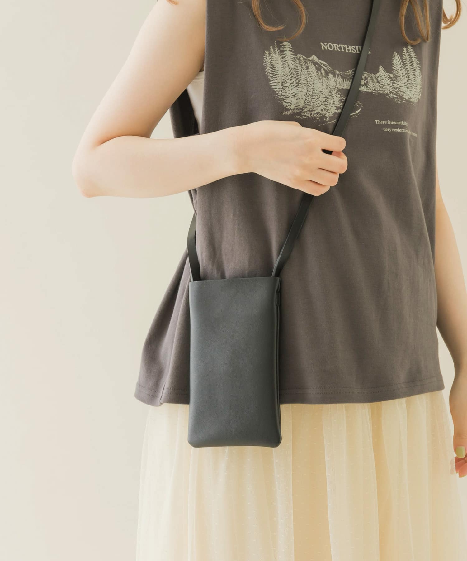 スクエアミニショルダー BLK -