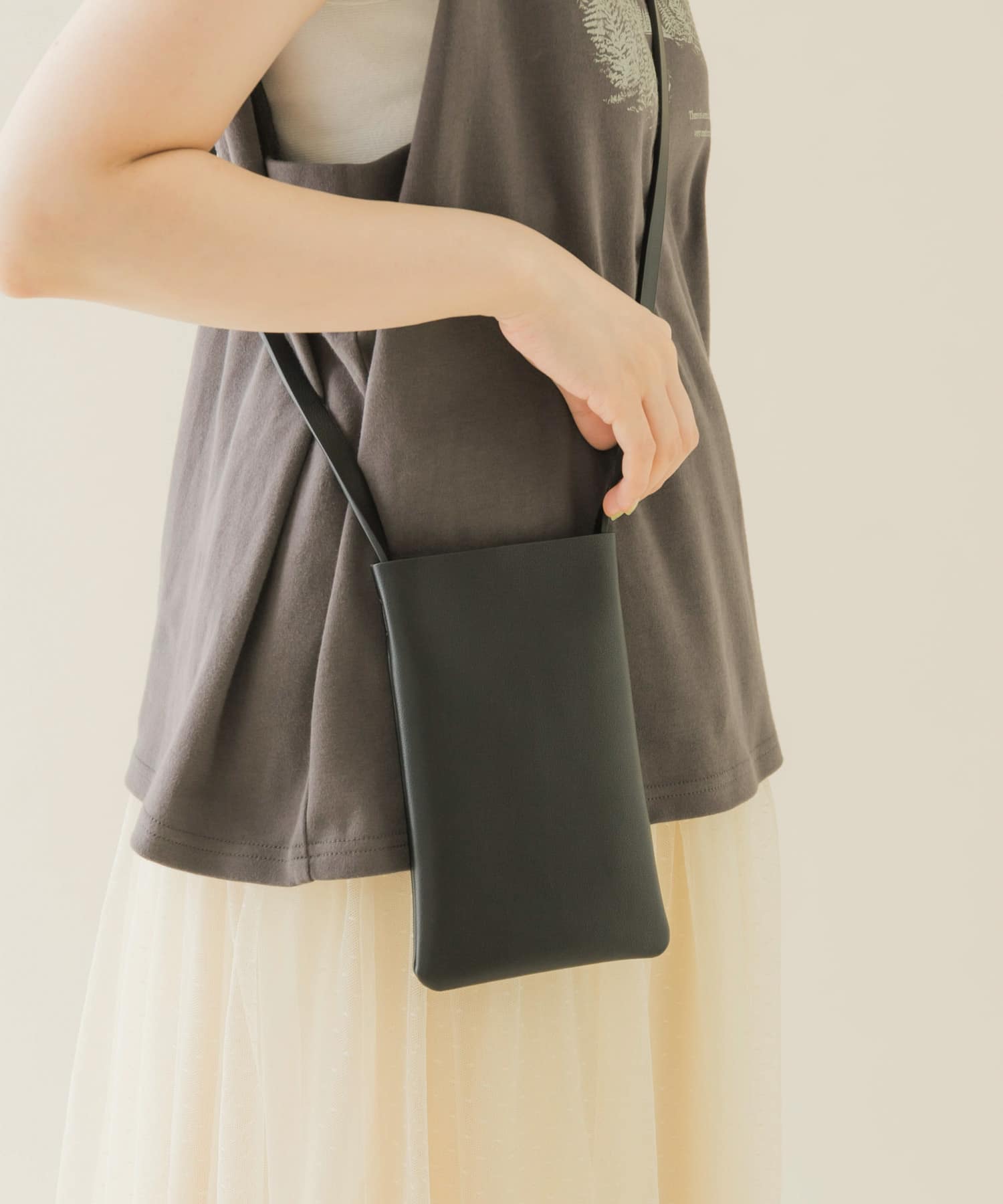 スクエアミニショルダー BLK -