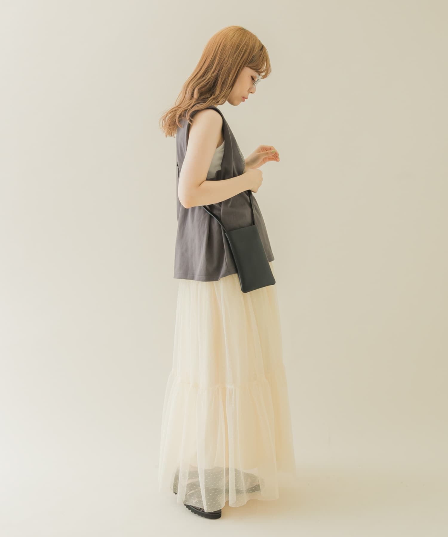 スクエアミニショルダー BLK -