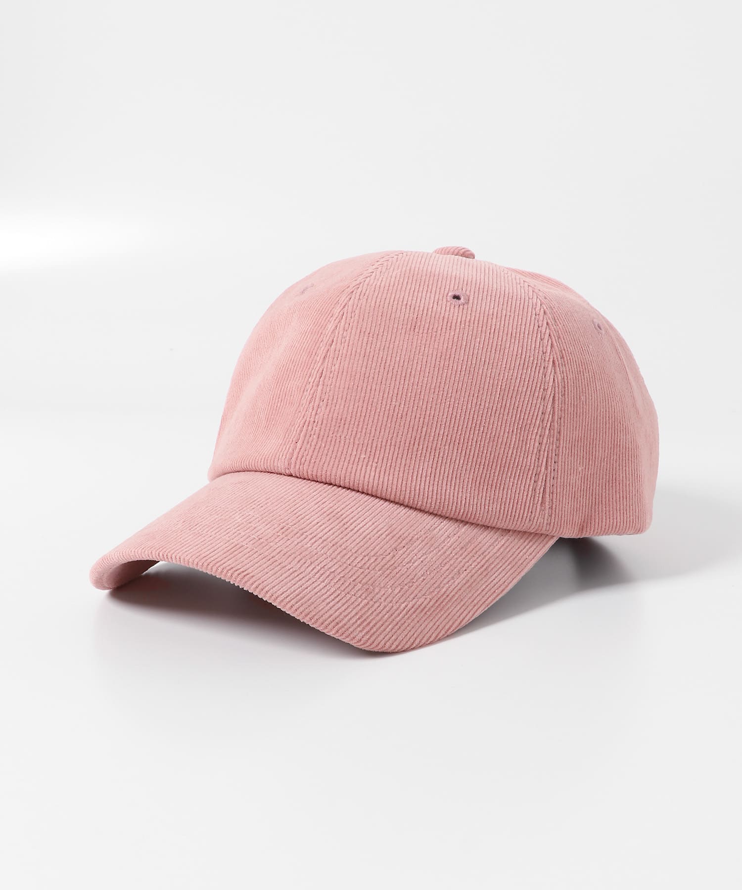 コーデュロイキャップ PNK -