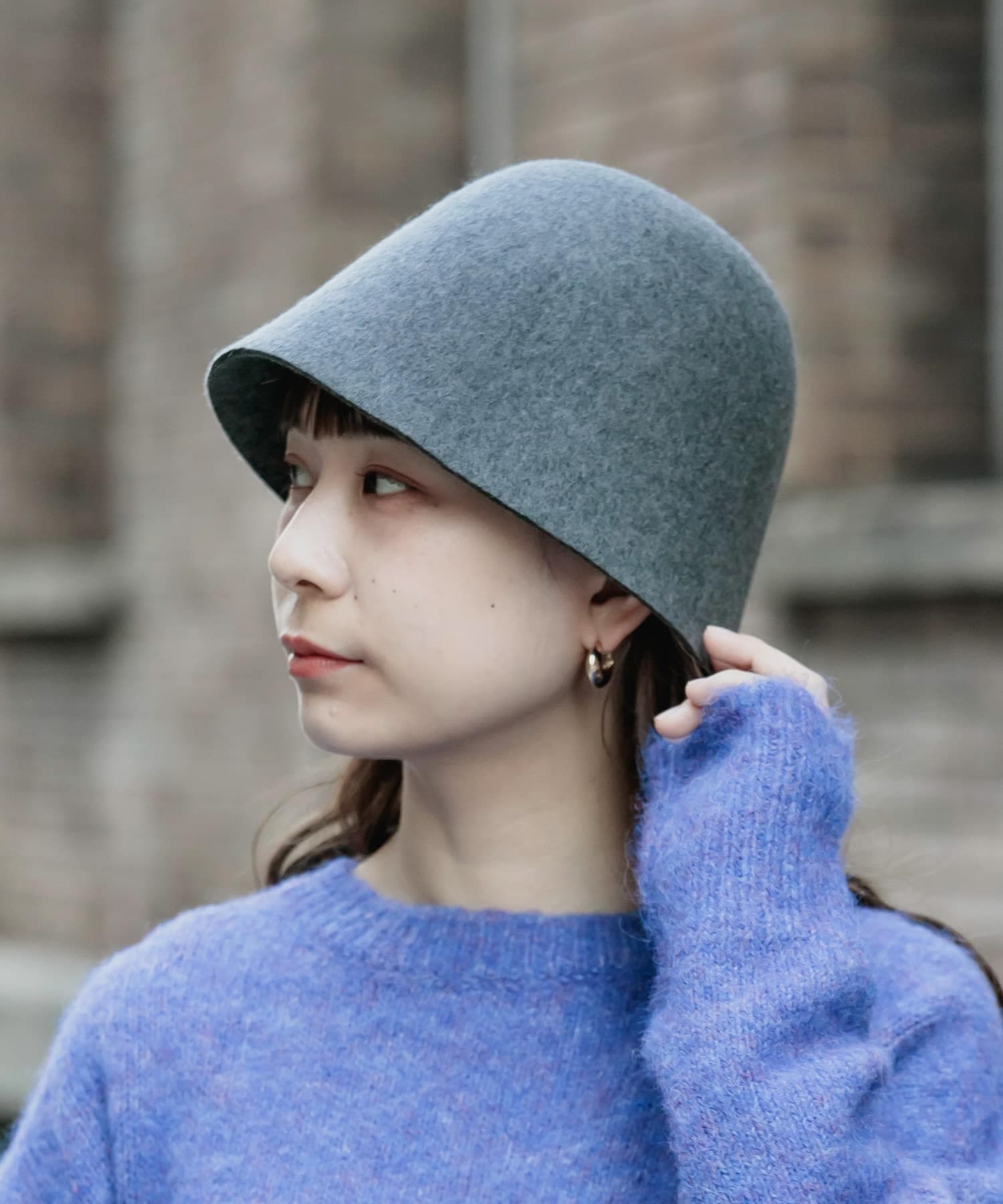 ウールクローシュハット GRY -