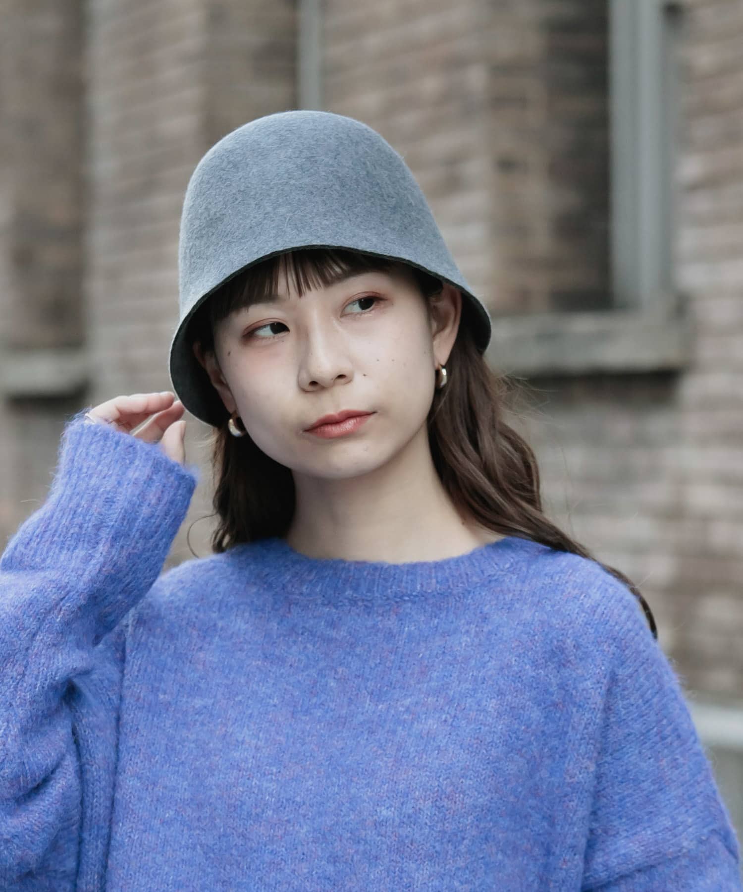 ウールクローシュハット GRY -