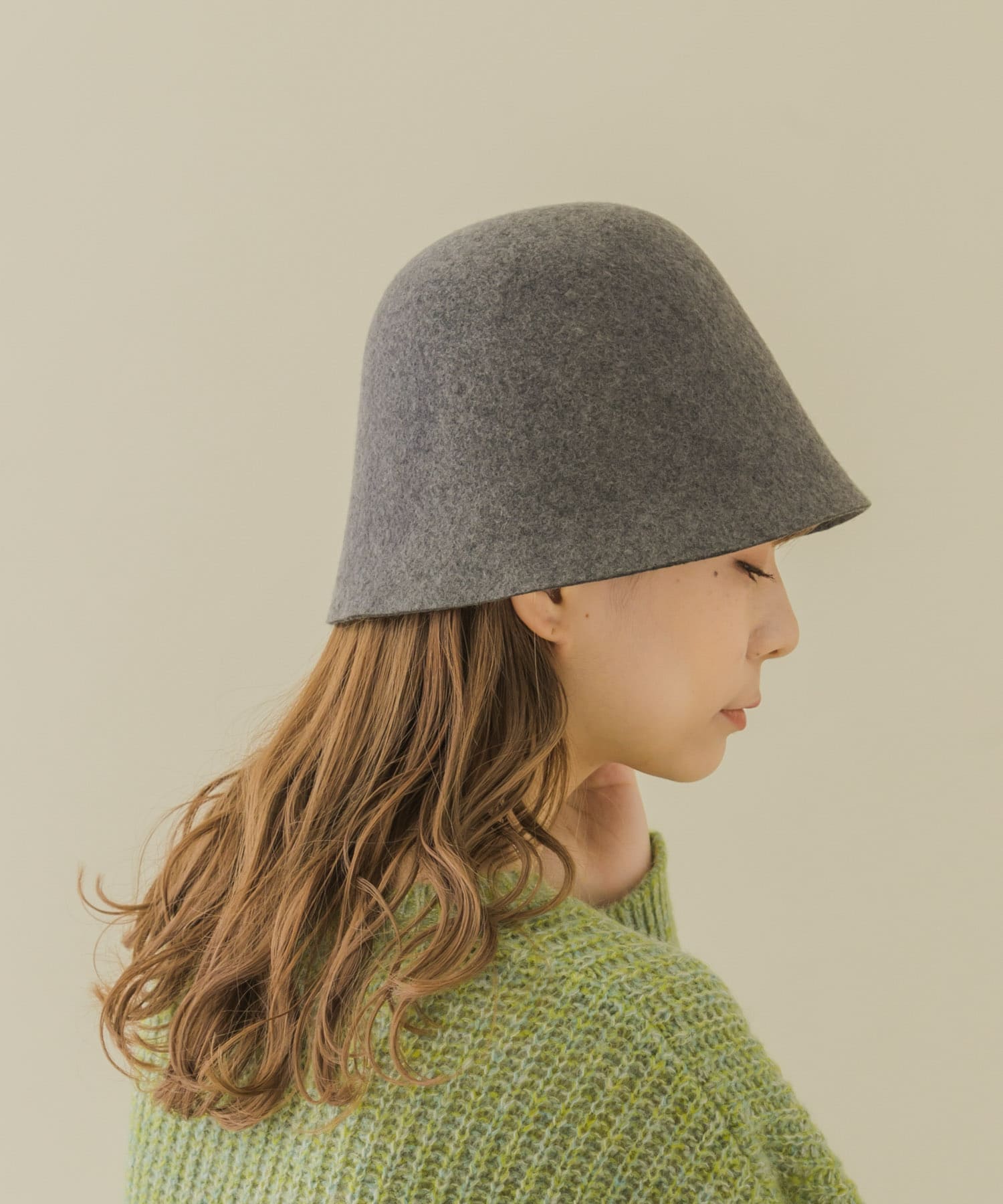 ウールクローシュハット GRY -