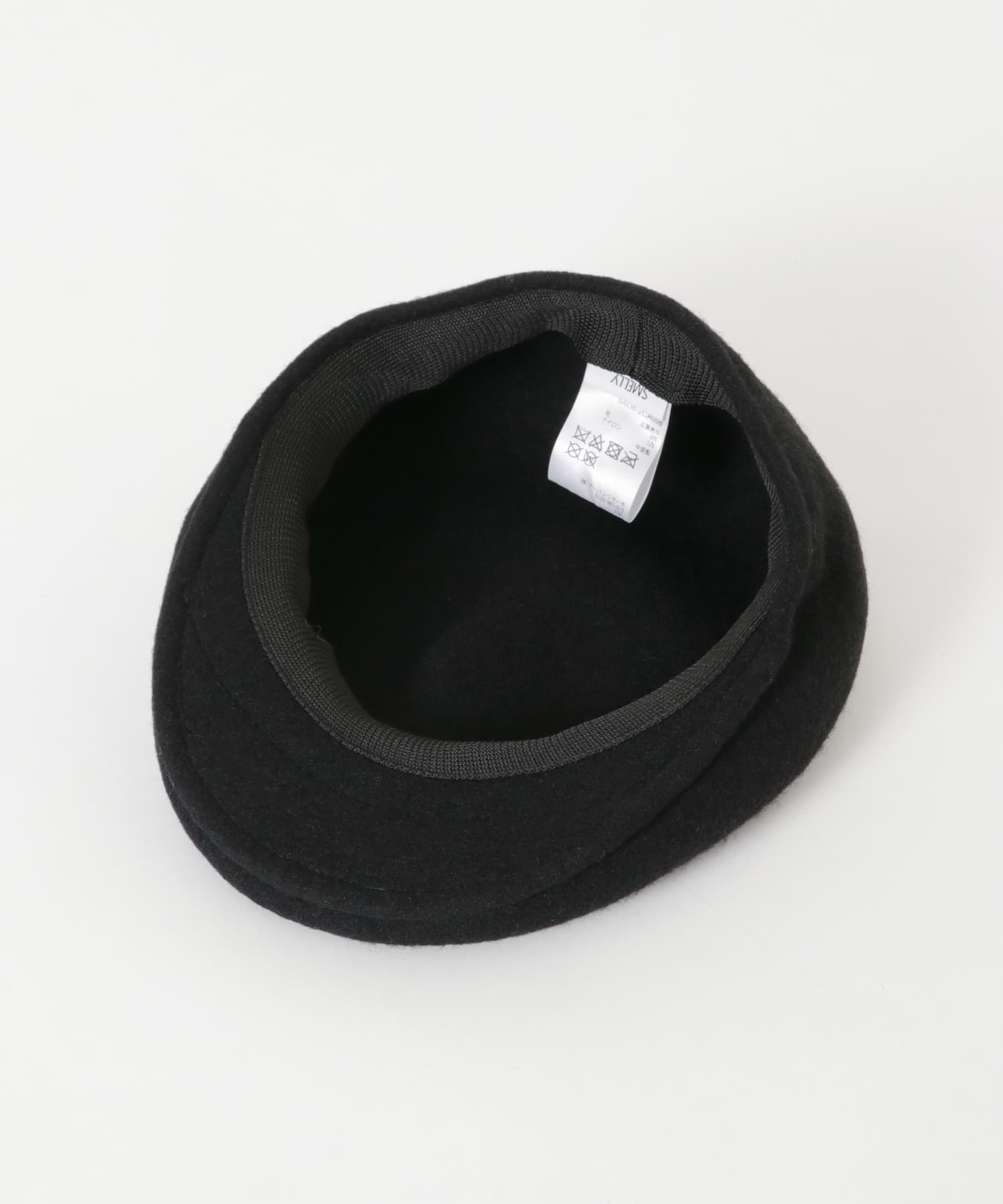 ベーシックウールハンチング BLK -