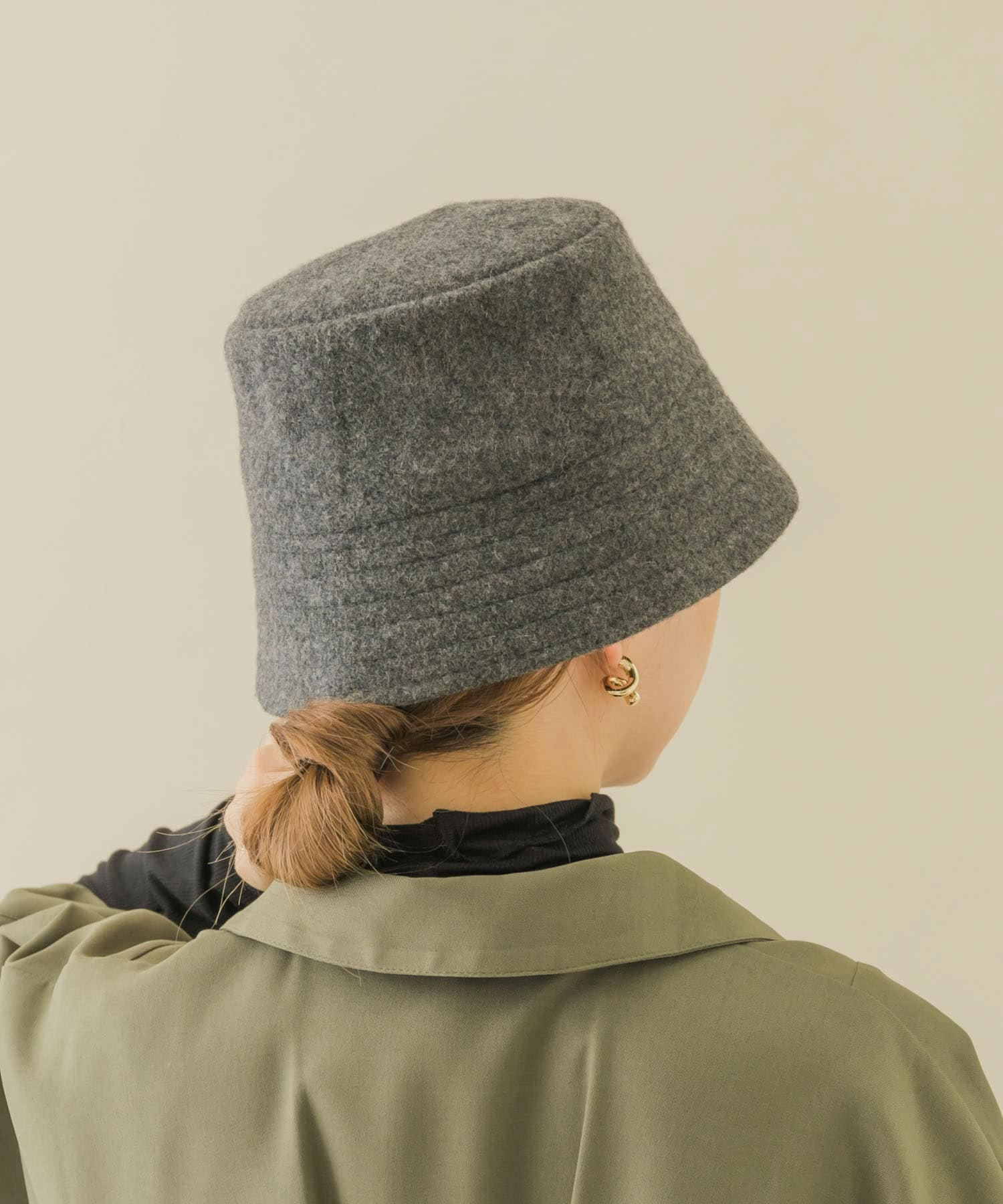 ソフトウールバケットハット GRY -