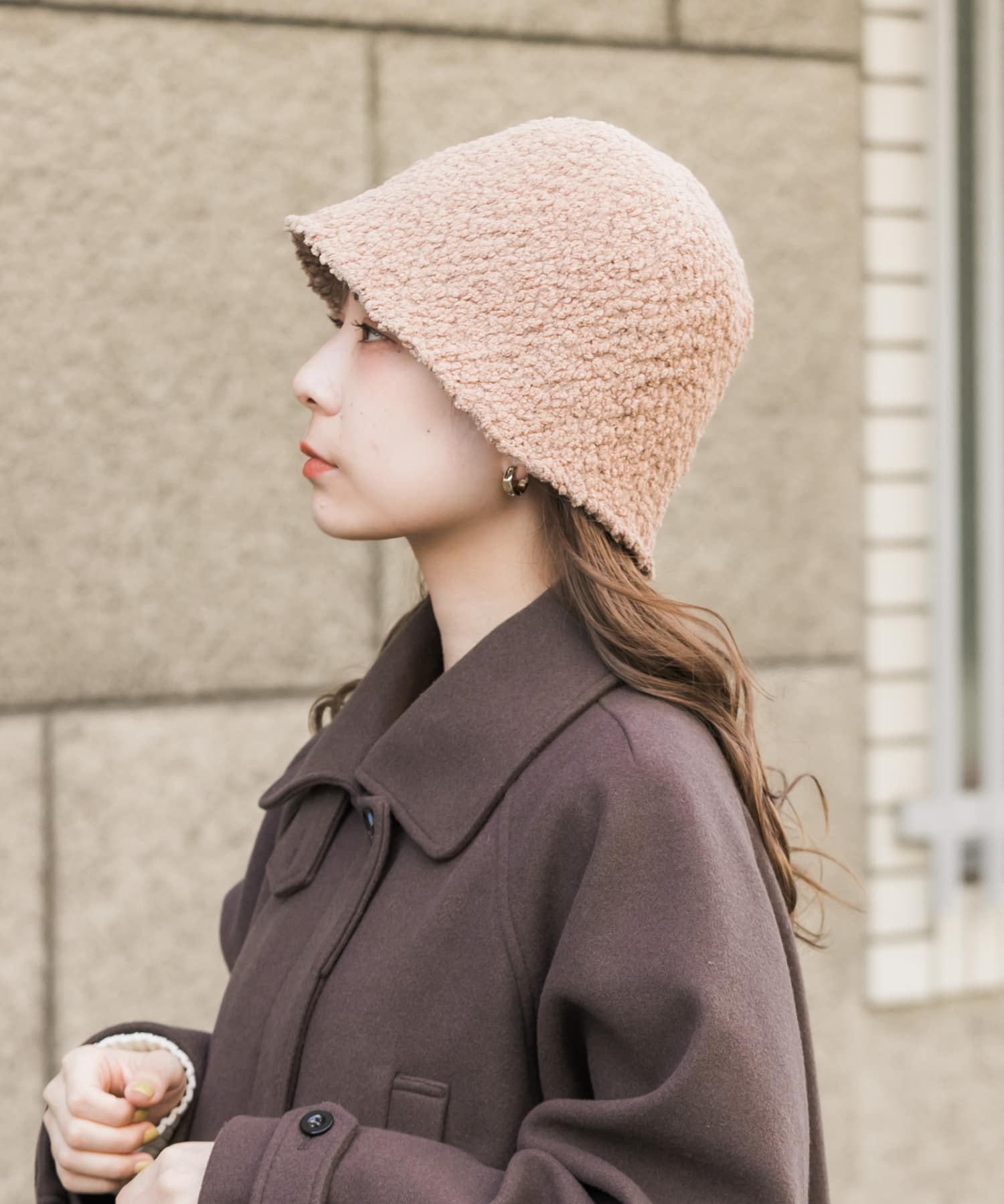 モコモコクローシュハット CML -